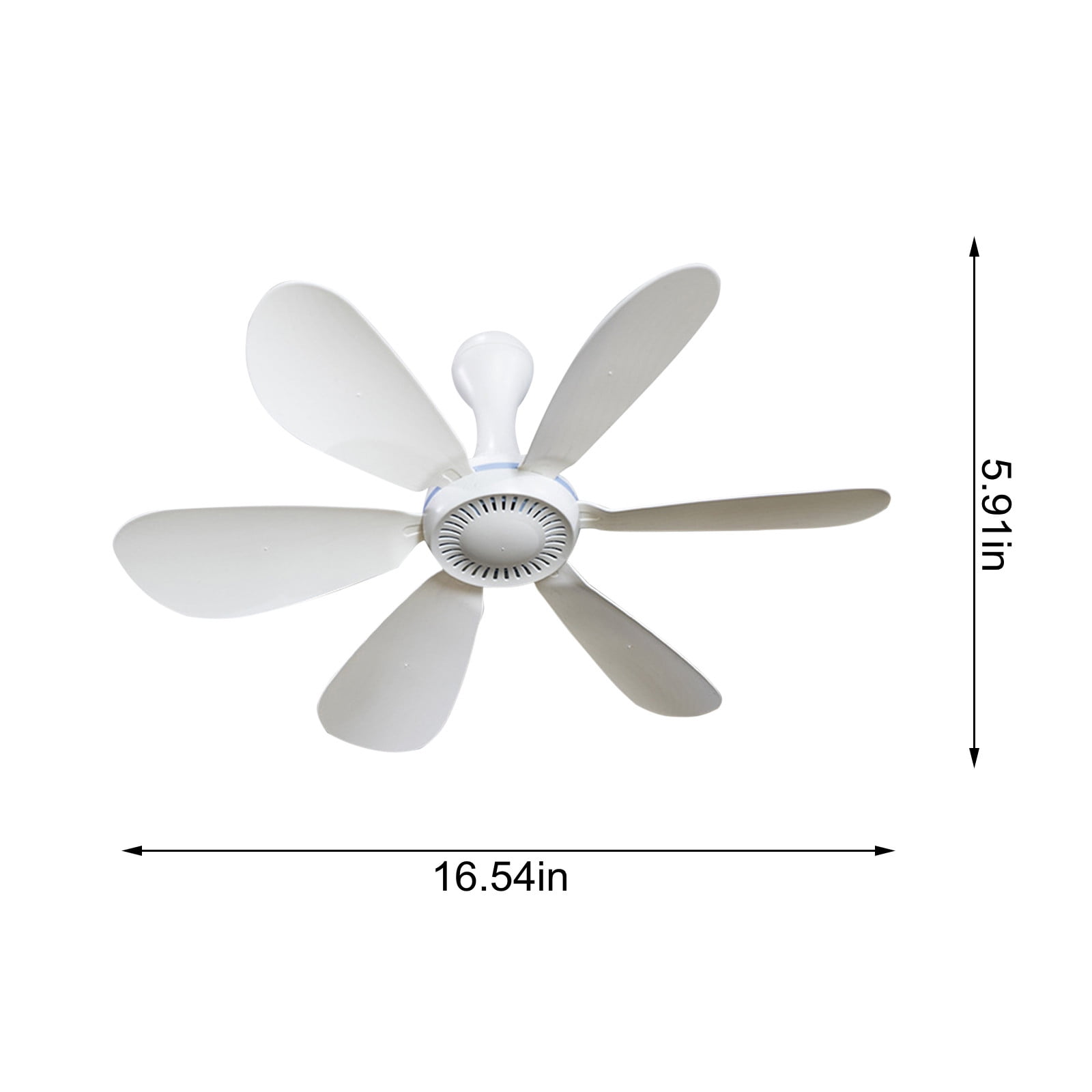 SuoKom Portable Ceiling Fan for Camping and Outdoor Tents (White, 1 Pack) 5h852