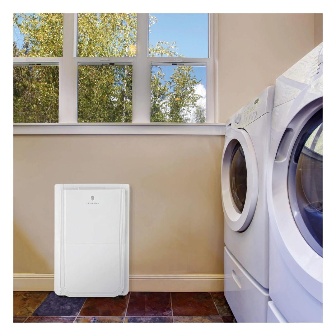 Friedrich 50 Pint Dehumidifier with Built-In Drain Pump (White, 50 Pint) z5xeh