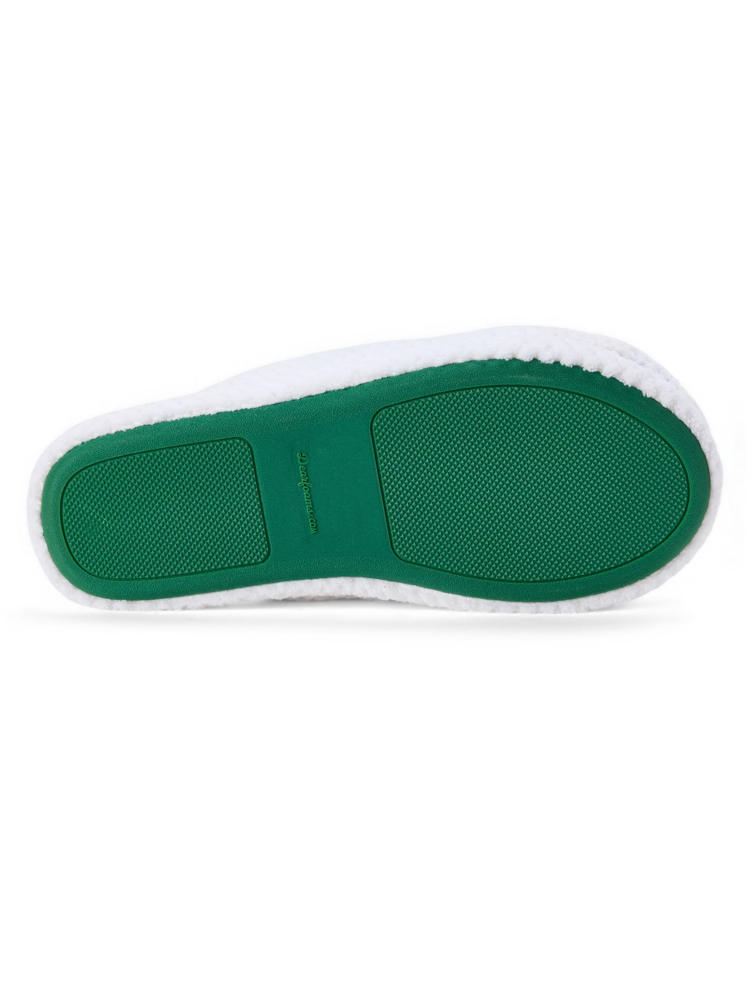 Dearfoams Men's Sports Scuff Slippers, Slip-Resistant Indoor House Shoes (Black, Large) kmvsh