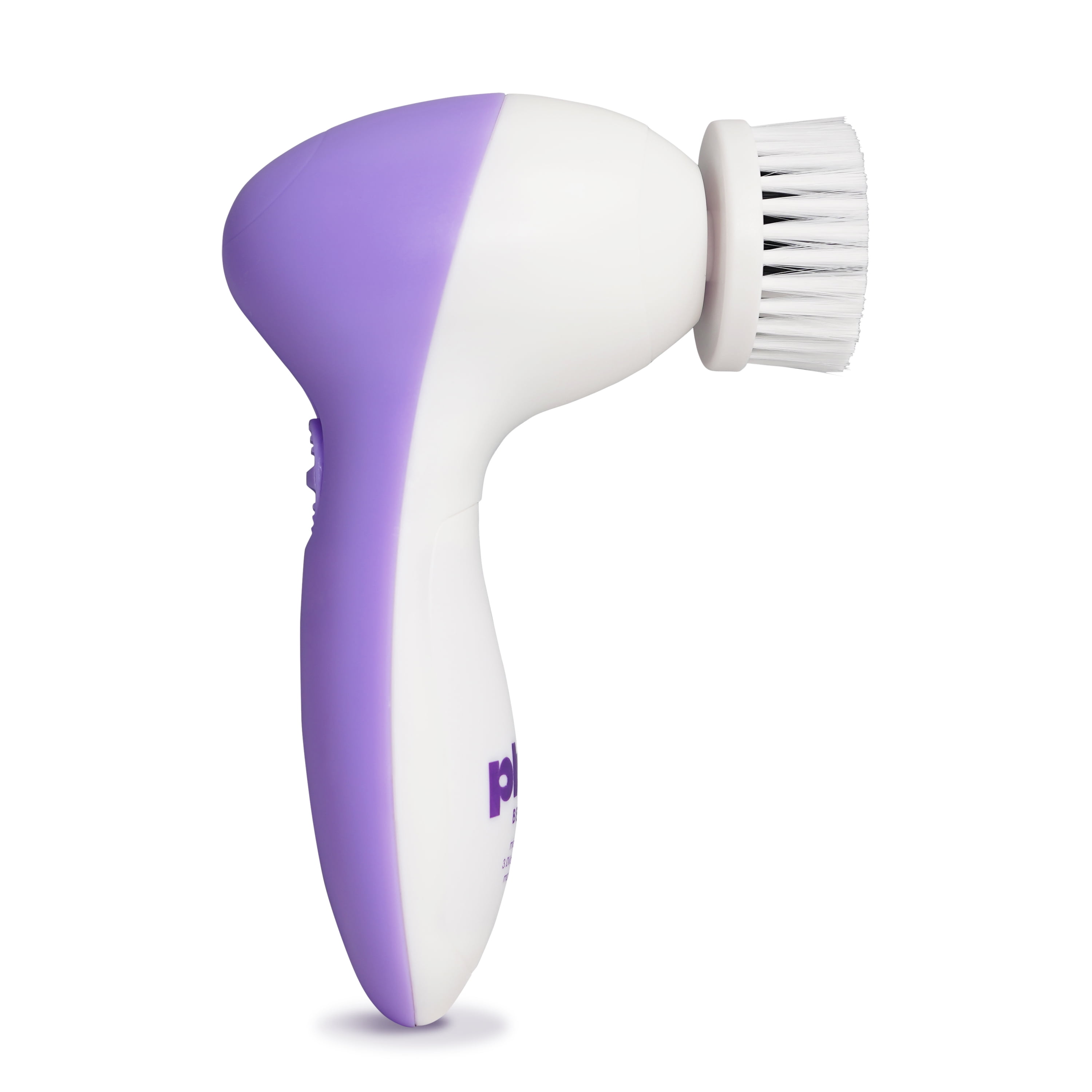 Plum Beauty Sonic Facial Cleansing Brush, 2-Speed Waterproof Exfoliating Device (1 Count) 8qo6m