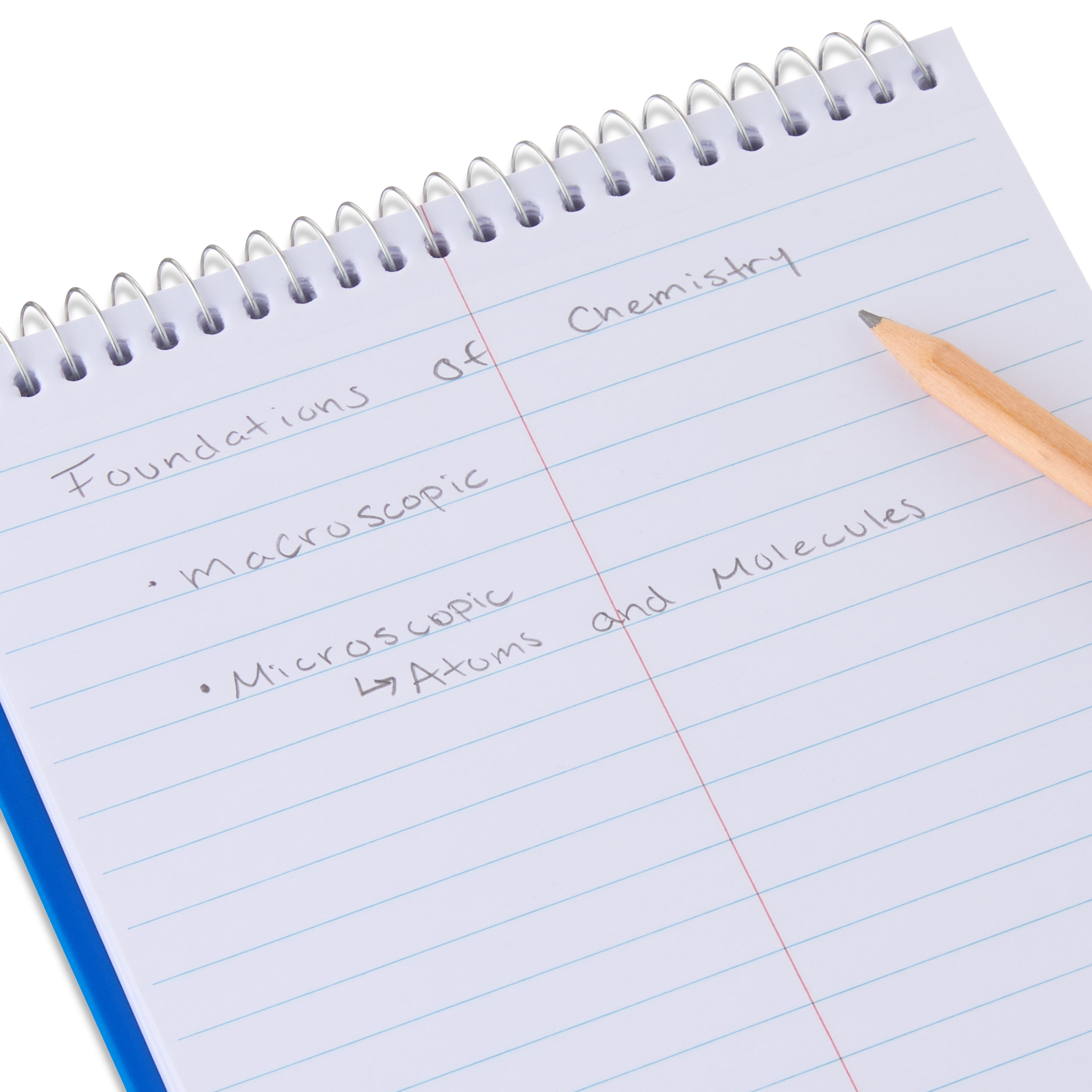 Pen+Gear Gregg Ruled Poly Notebook, Durable Water-Resistant Cover, Professional Steno Pad (Blue, 6 in x 9 in, 80 Sheets) ha22t