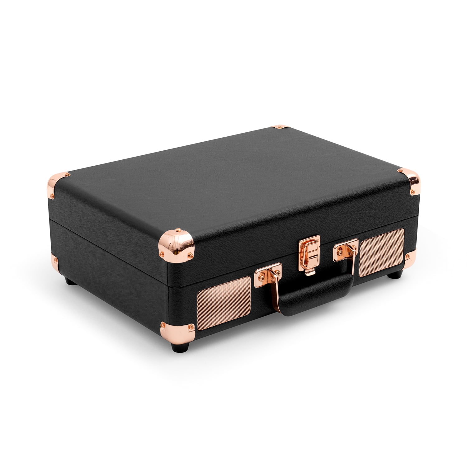 Victrola Journey Bluetooth Suitcase Record Player with 3-Speed Turntable (Black, 13.9 in x 10.1 in x 5 in) mjwk2
