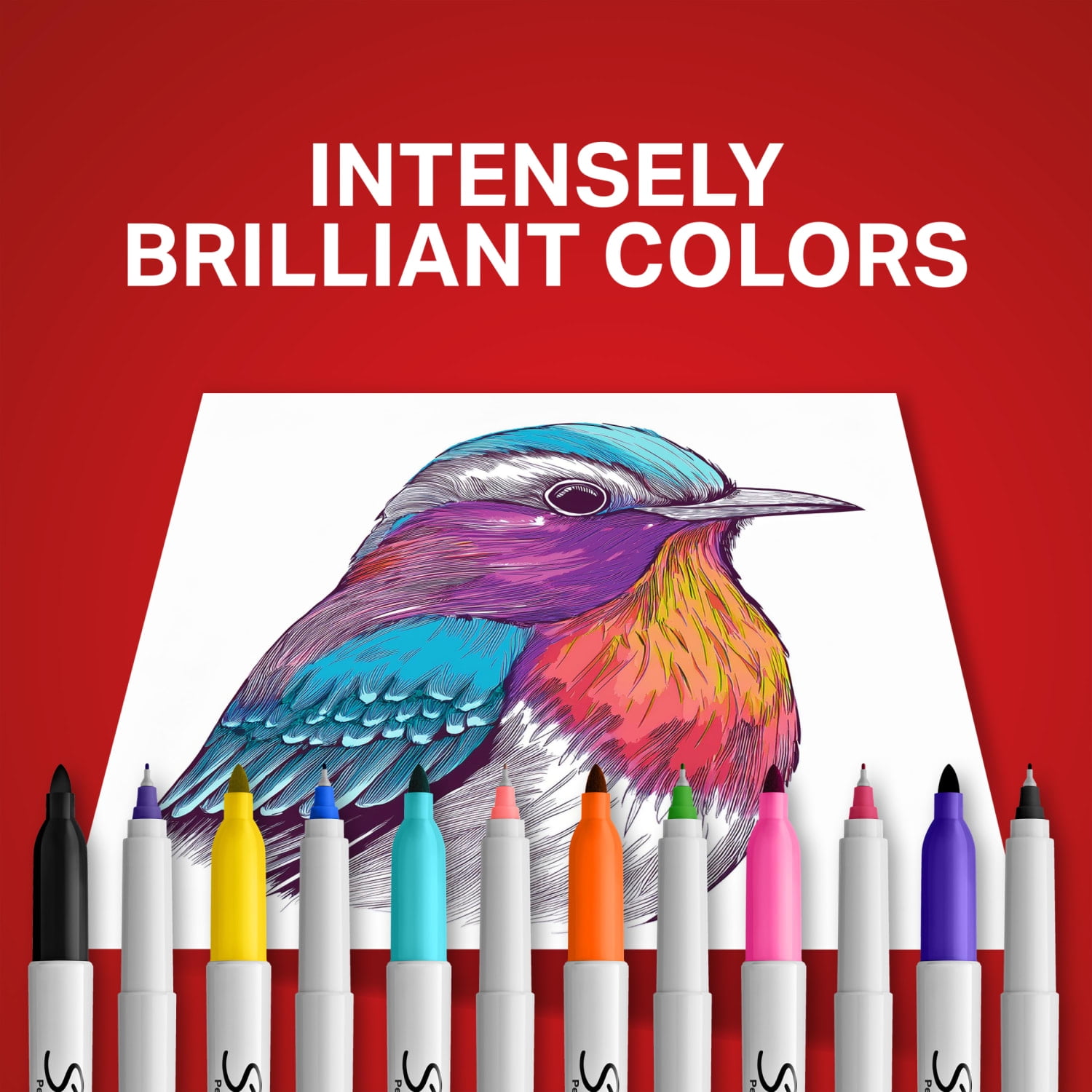 Sharpie Permanent Markers Ultimate Collection, Fine and Ultra Fine Points, Assorted Colors (72 Count) de4ci
