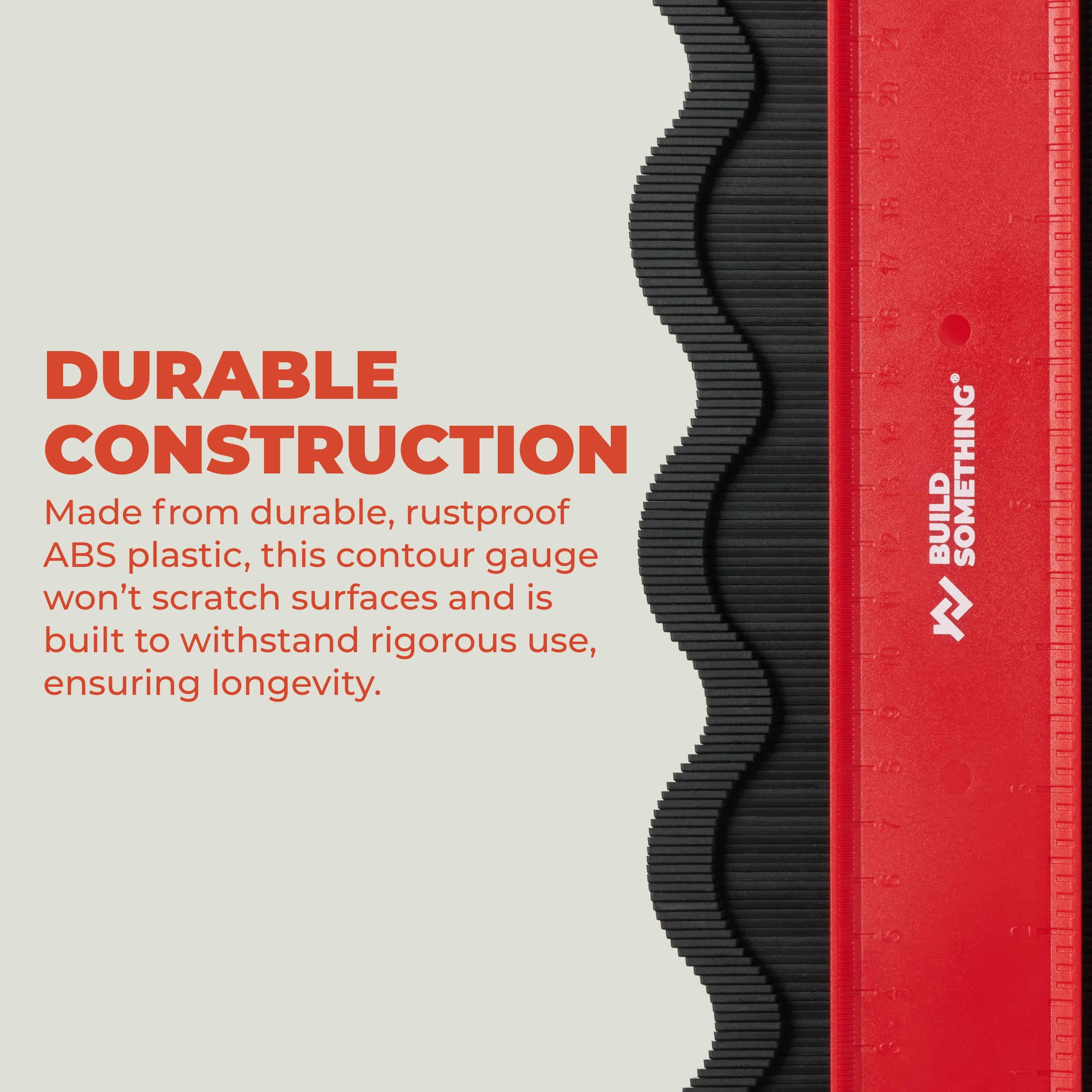 Kreg Contour Gauge Set (10 in & 5 in, 2 Pack) Adjustable Profile Tool for Flooring, Tile, and Woodworking hmve8 - Image 3