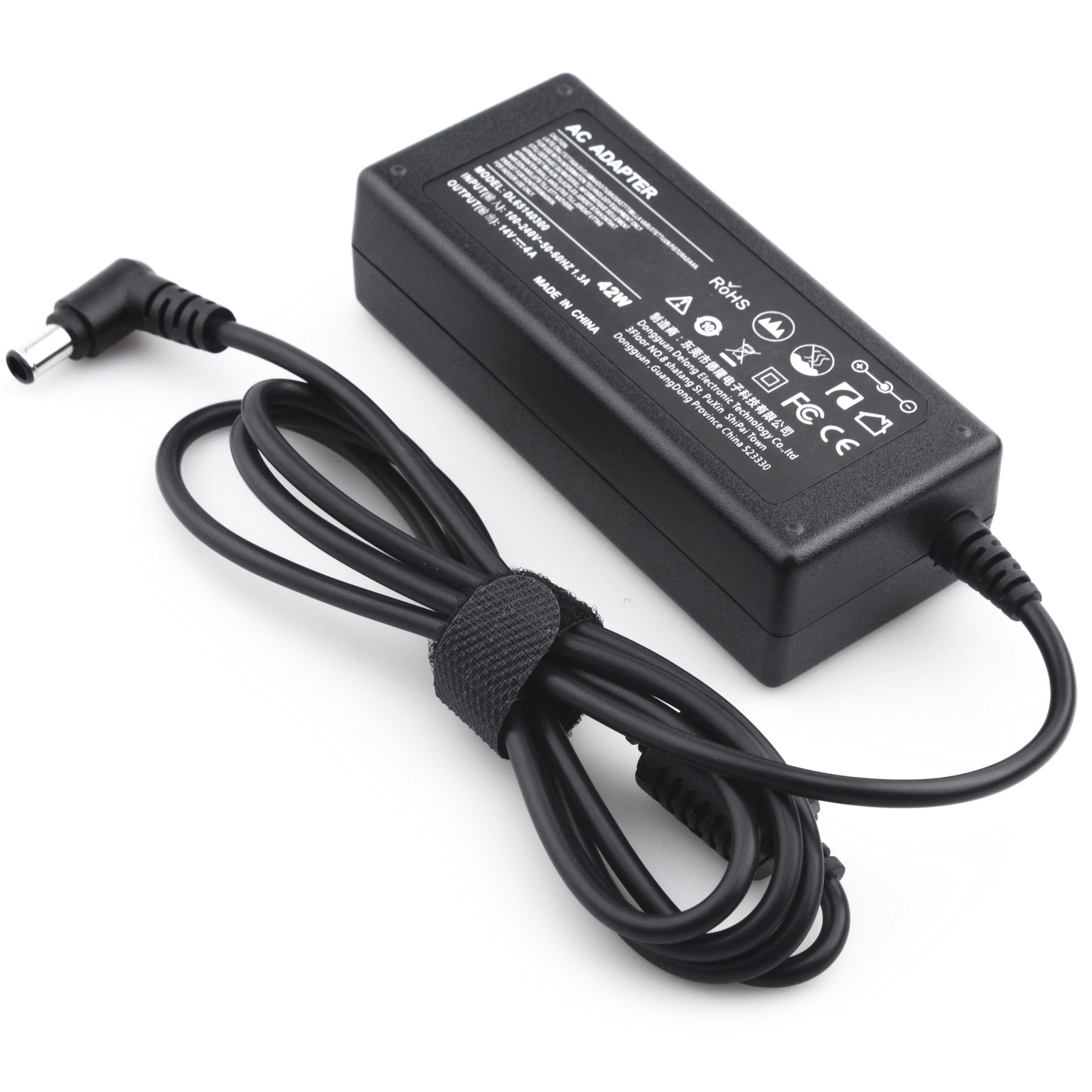 NATNO 14V 4A AC Power Adapter for Samsung SyncMaster LED LCD Monitor (6.0x4.4mm Connector, 56W) ceuoh