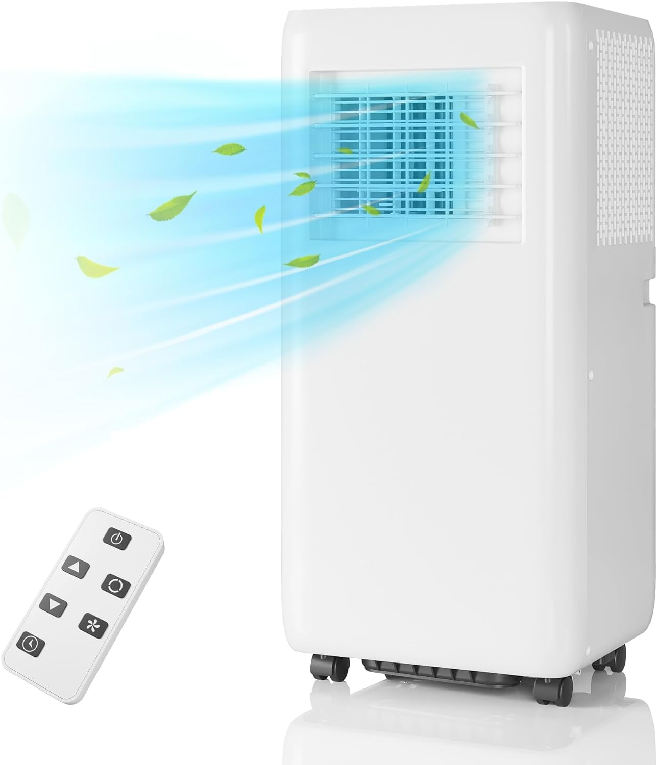 EastVita 10000 BTU Portable Air Conditioner 3-in-1 Cooling Dehumidifier and Fan (White, 10000 BTU) z22zg
