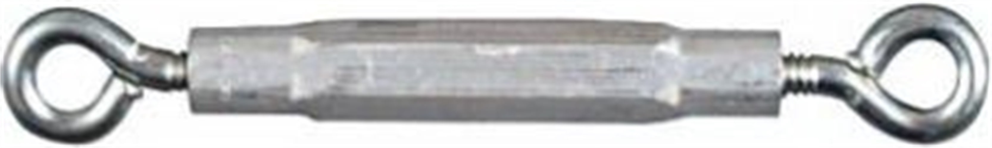 National Hardware Eye to Eye Turnbuckle, Zinc Plated Steel, Heavy-Duty Cable Tensioner (3/8 in x 10-1/2 in) 6m2hh