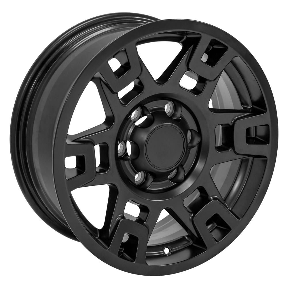 OE Wheels TY16B Replacement Rim for Toyota 4Runner Tacoma Tundra (Satin Black, 17x7 in) 6dctk
