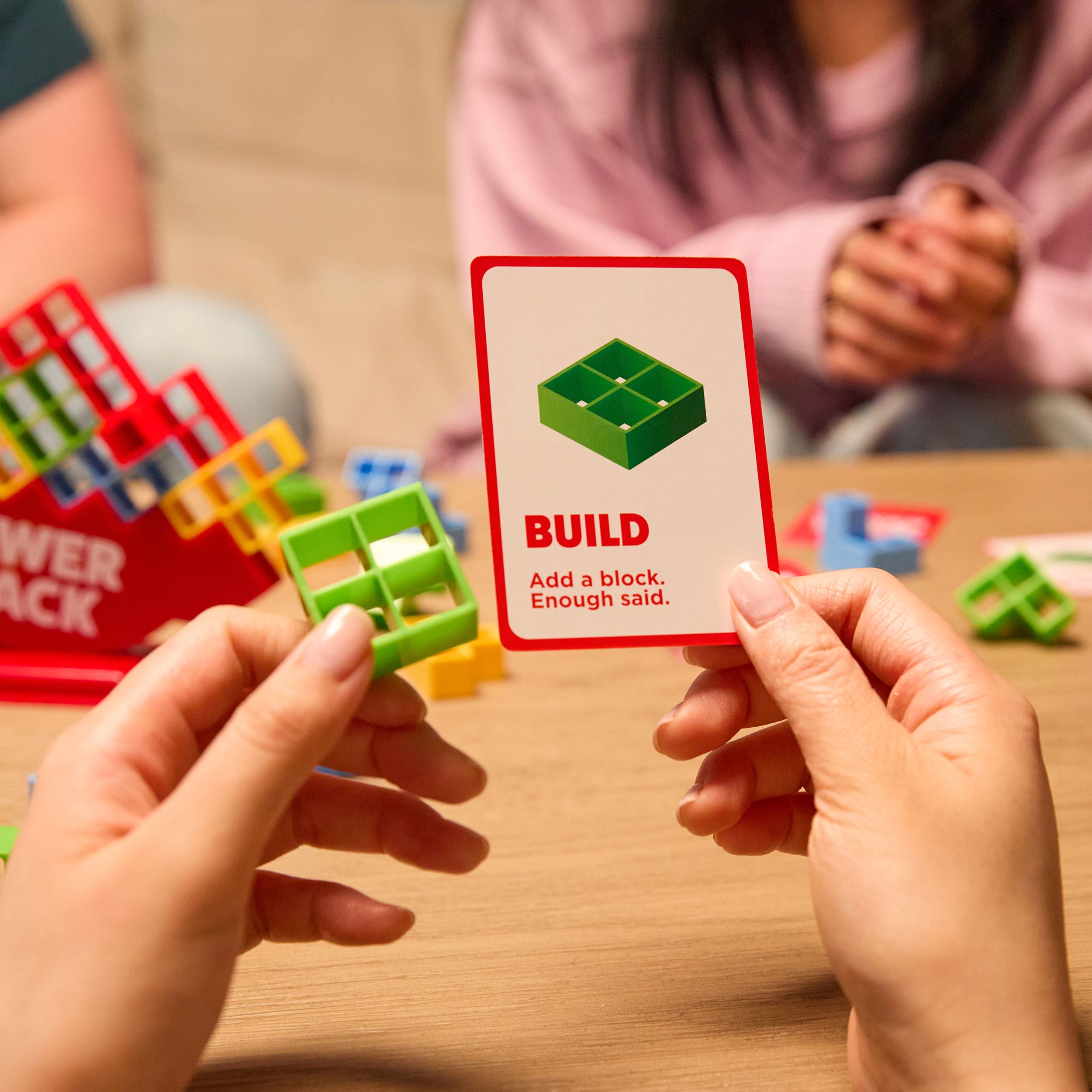 What Do You Meme? Tower Stack Balance Stacking Family Game (Multi-color, 1 Set) qclxn