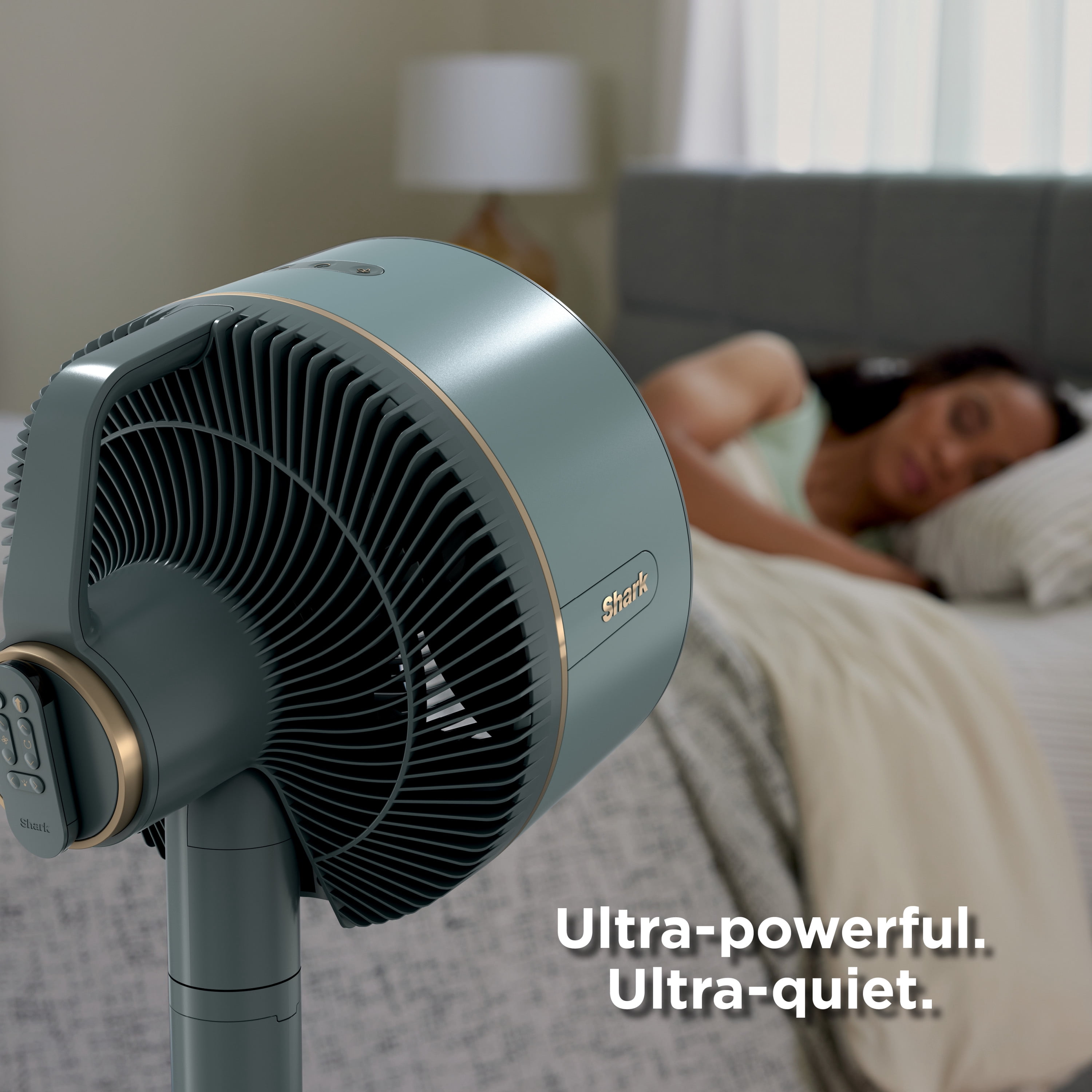 Shark FlexBreeze Portable Outdoor & Indoor Fan with InstaCool Misting Attachment (Grey, 13 lb) wr8bp