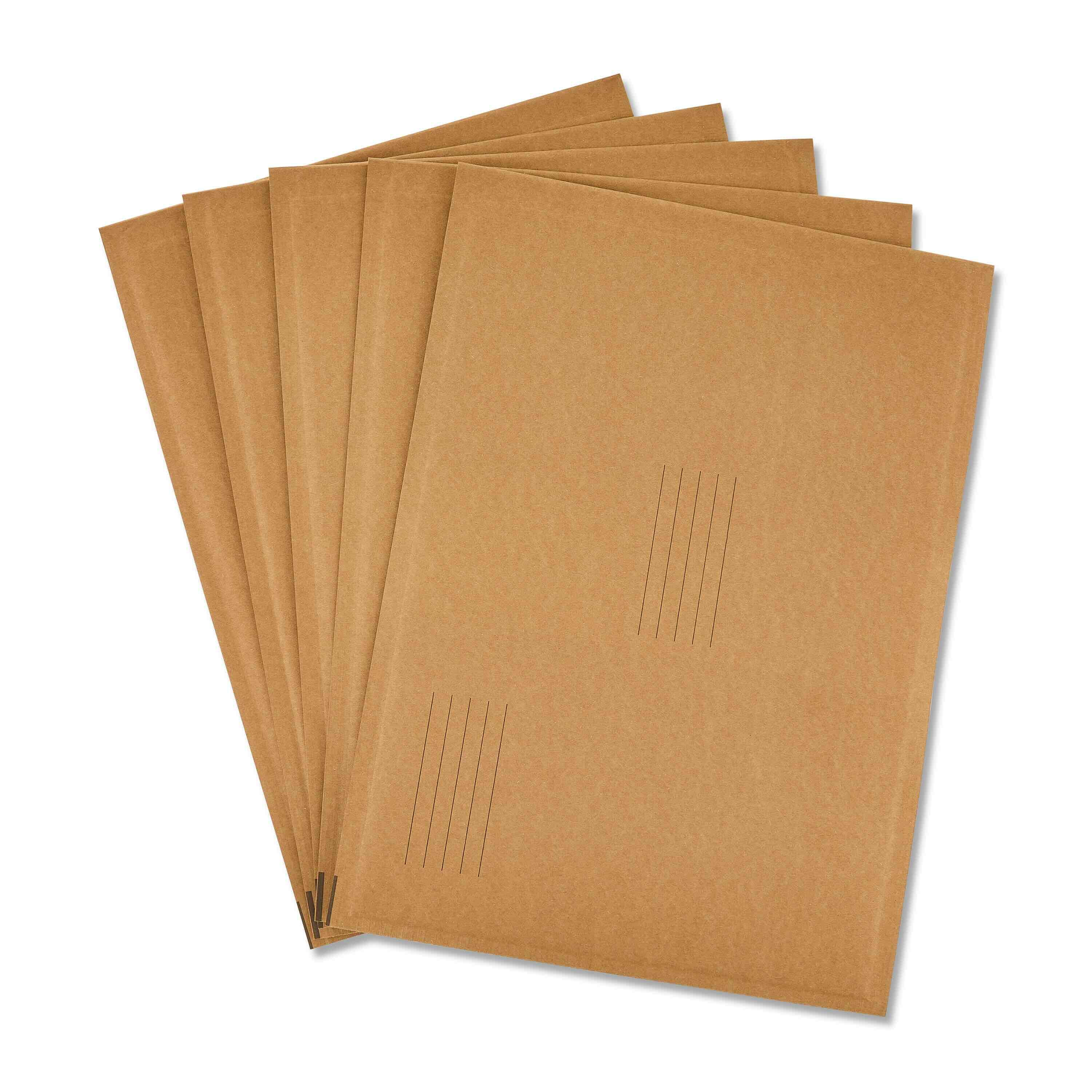 Pen+Gear Padded Paper Mailers, Self-Sealing Shipping Envelopes, Eco-Friendly Protective Packaging (Brown, 10.5 in x 15 in, 5-Count) hykv7