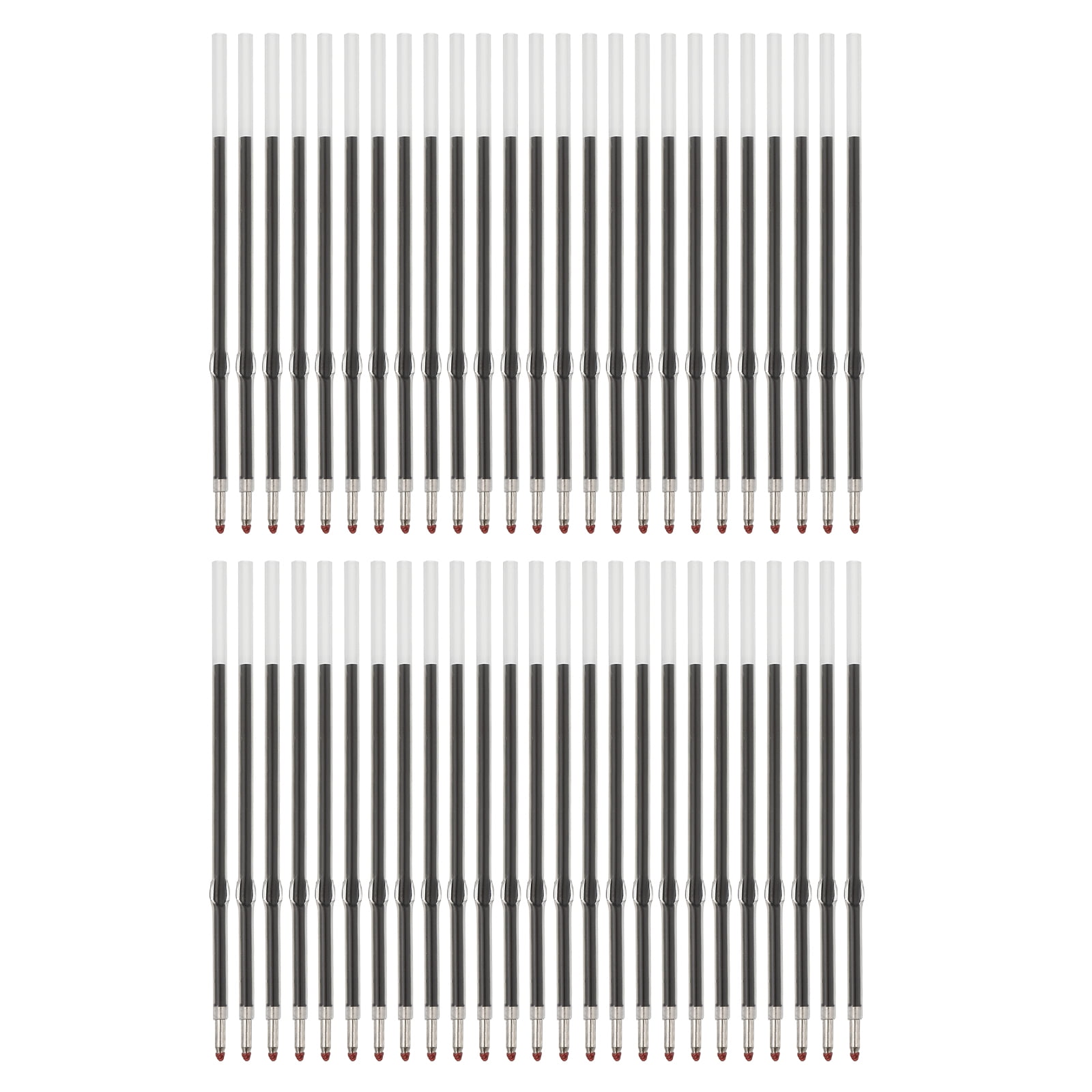 Uxcell Retractable Ballpoint Pen Refills, Smooth Writing Medium Point Ink (Black, 50 Pack, 3.92 in) jr9fs