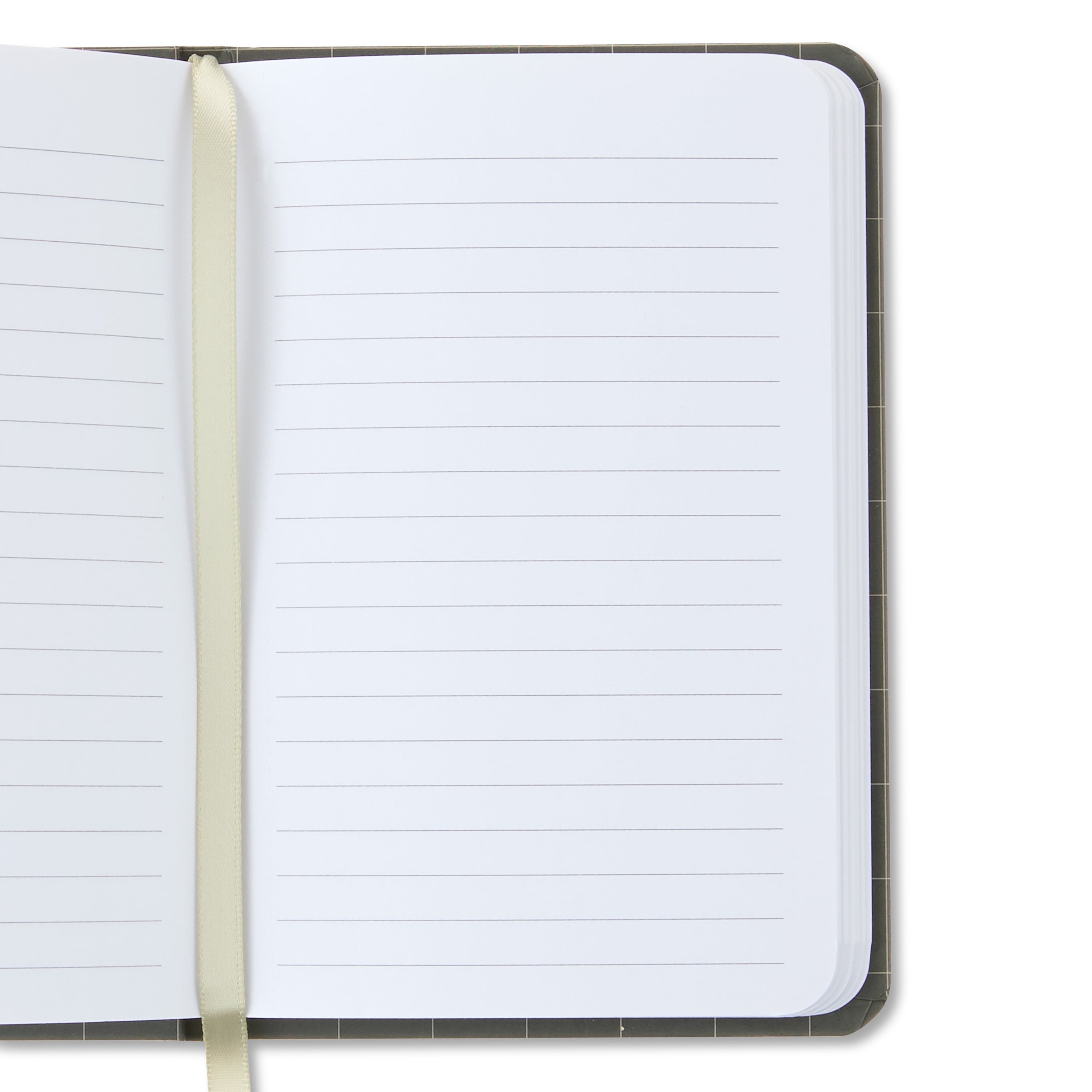 Pen+Gear Small Ruled Journal with Elastic Closure and Ribbon Marker (Taupe, 3.75 in x 5.75 in) ima9a
