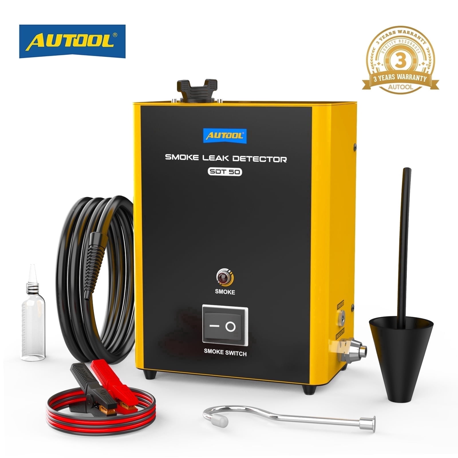 Autool Automotive Smoke Machine EVAP Leak Detector (12V, Portable Diagnostic Tool) hgnh5