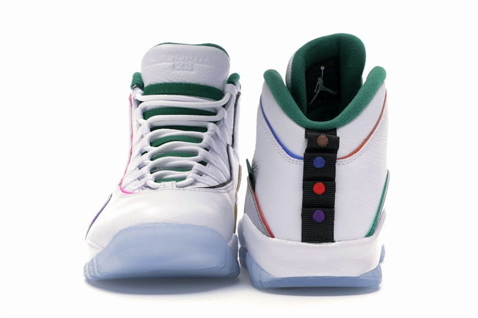 Jordan Men's 10 Retro Wings Basketball Shoes (White, 9.5) t2gt7