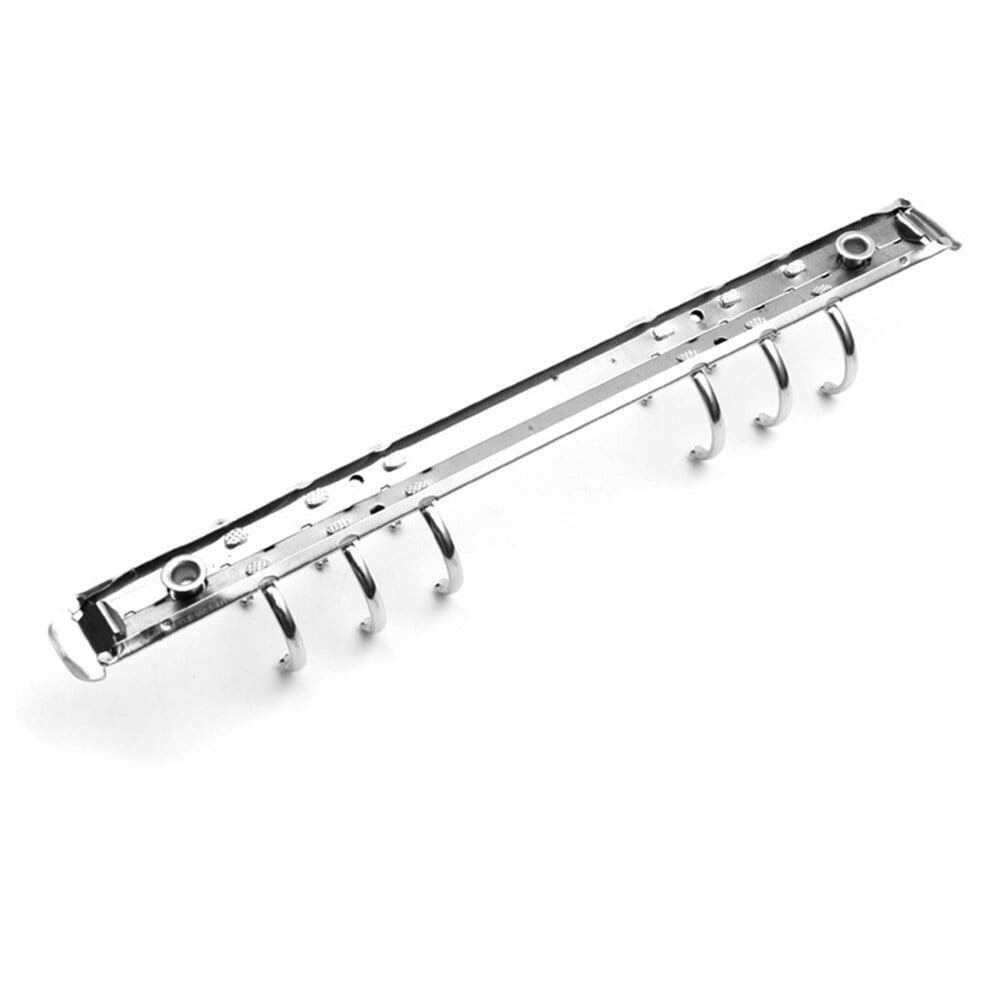 FUEENIRVA 6-Ring Metal Binder Mechanism for DIY Scrapbook and Planner (Silver, 6-Pack) zcl21