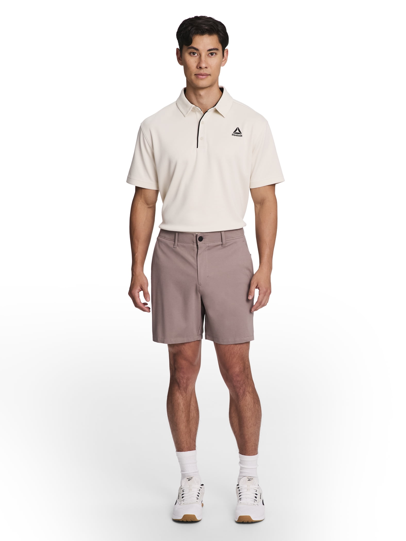 Reebok Men's 6-Pocket Victory Performance Shorts (Brown, 7 in Inseam) twg90