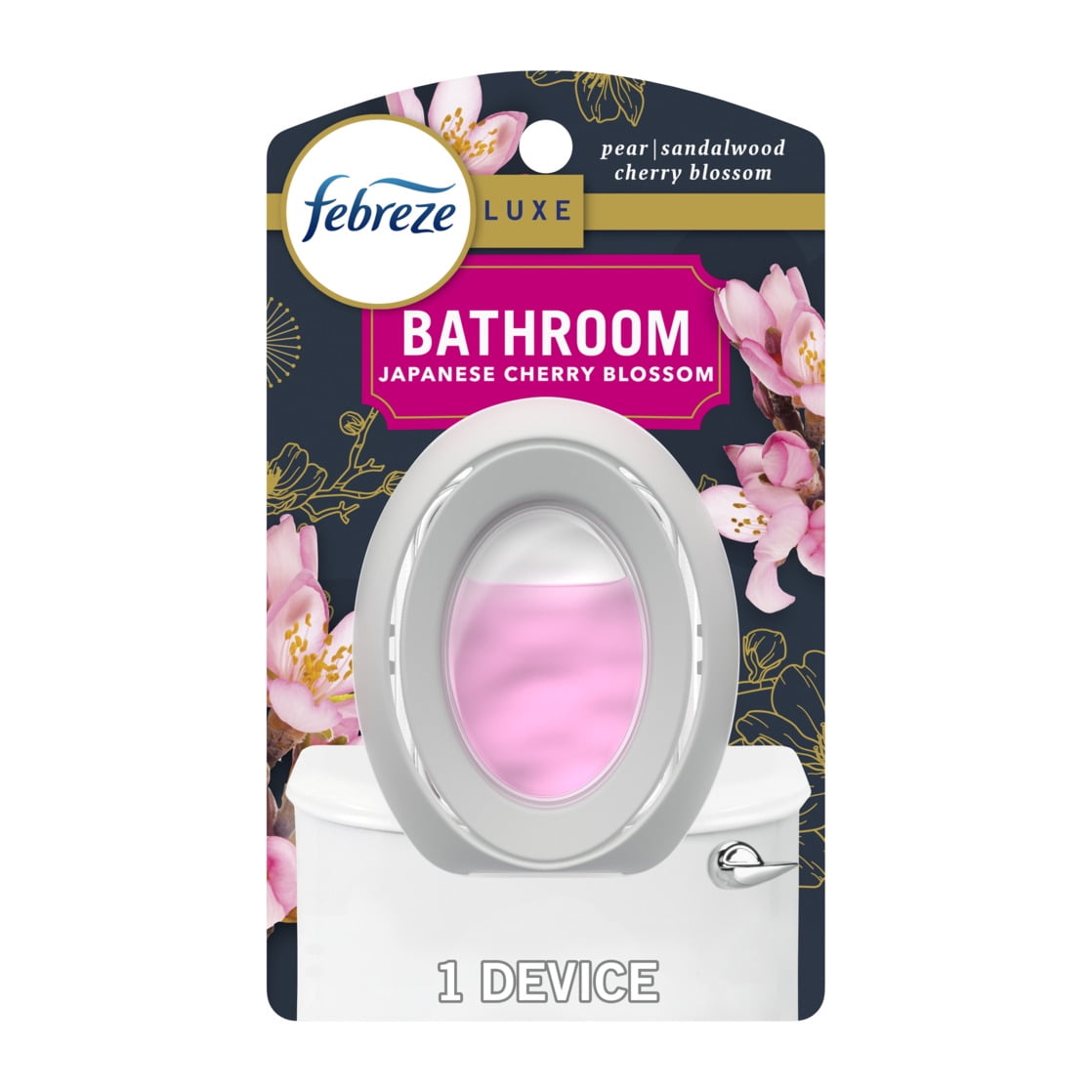 Febreze Bathroom Air Freshener Odor-Fighting Japanese Cherry Blossom Scent (2 Pack, 0.21 oz) ic8o2