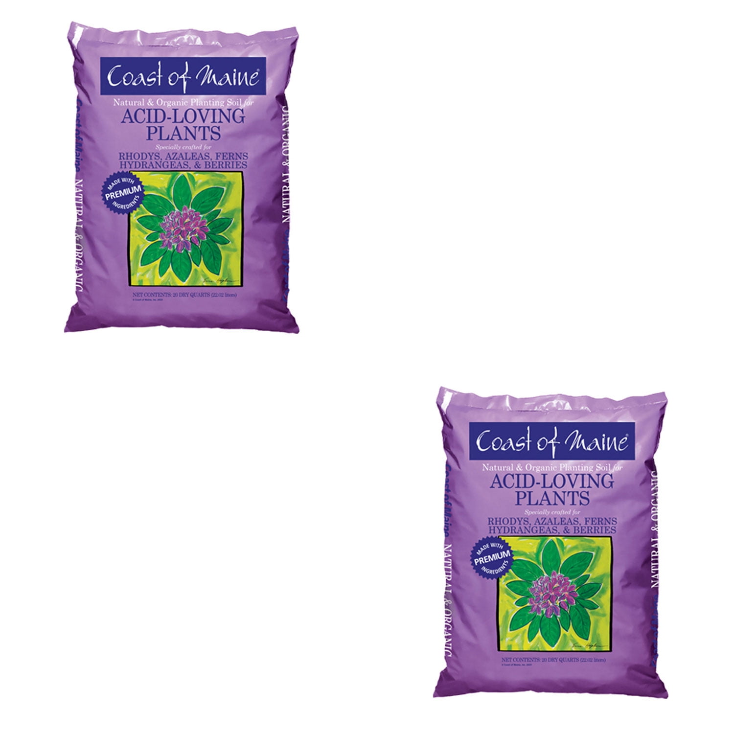 Coast of Maine Organic Potting Soil for Acid Loving Plants (Purple, 40 qt) p7mxy
