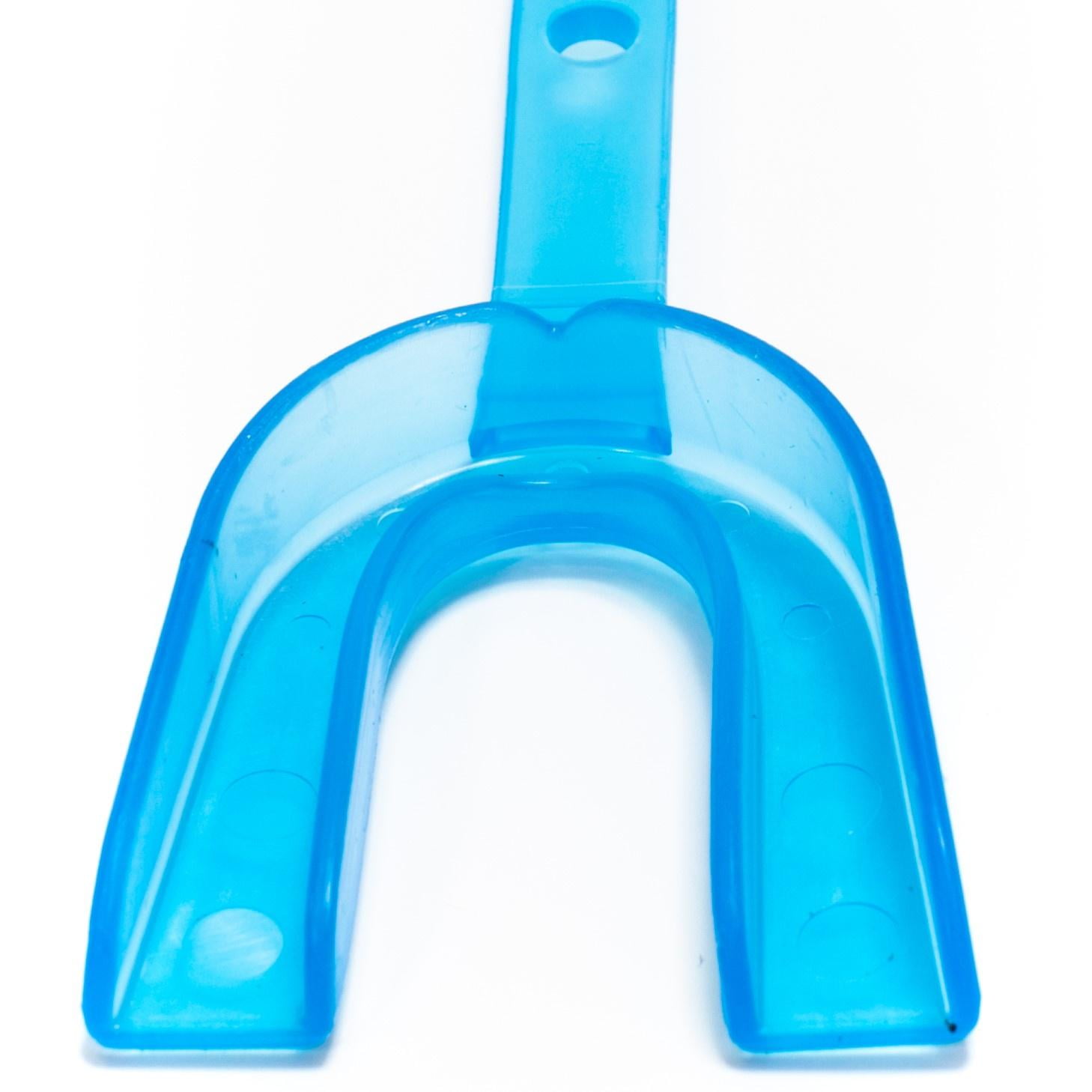 Delta Dental Adult Strapped Mouth Guard, Boil & Bite Sports Protection for Football and Hockey (Blue, One Size) wg0ow
