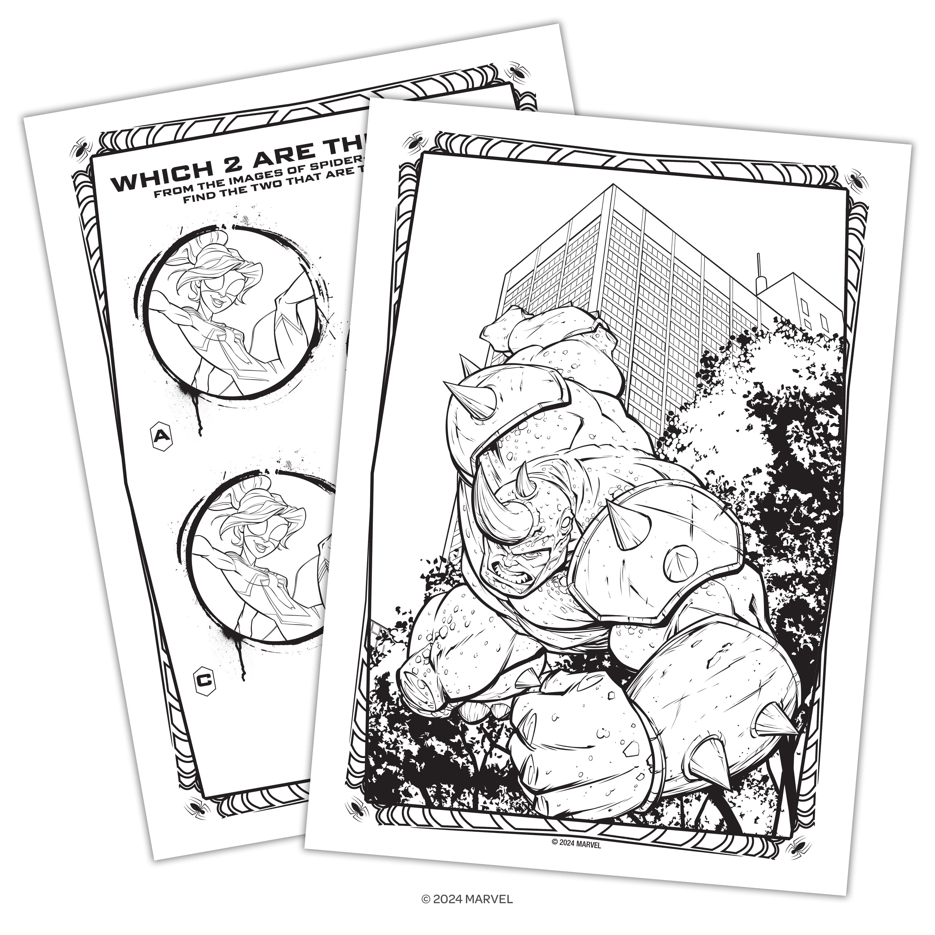 Marvel Spiderman Coloring and Activity Book with Tear and Share Pages (48 Pages, 7.75 in x 10.75 in) o0oyb
