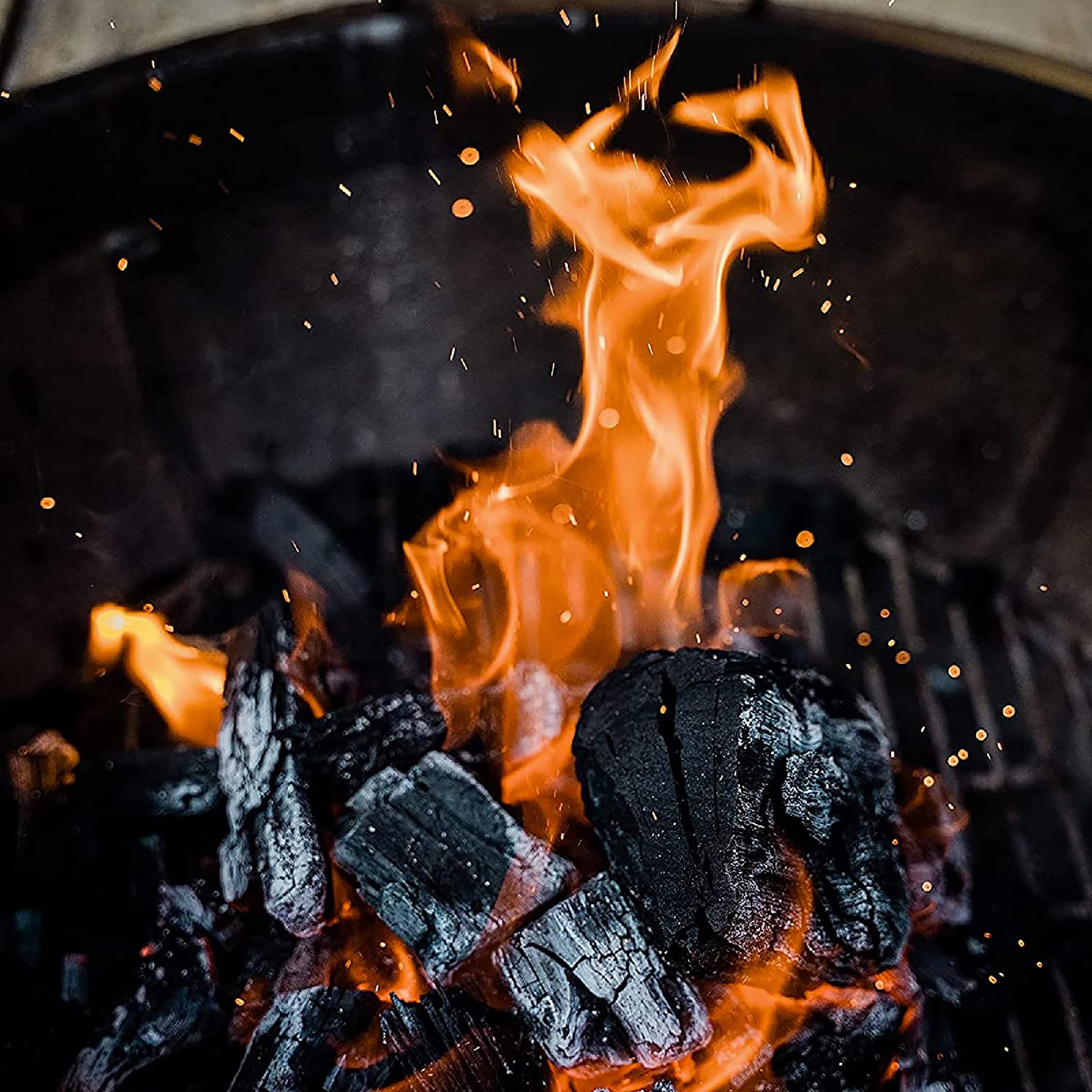 Fire & Flavor Premium All Natural Hardwood Lump Charcoal (20 lb) d65u0
