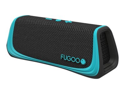 Fugoo Sport Portable Bluetooth Wireless Speaker Waterproof (Black/Teal, 1 Unit) xm6id