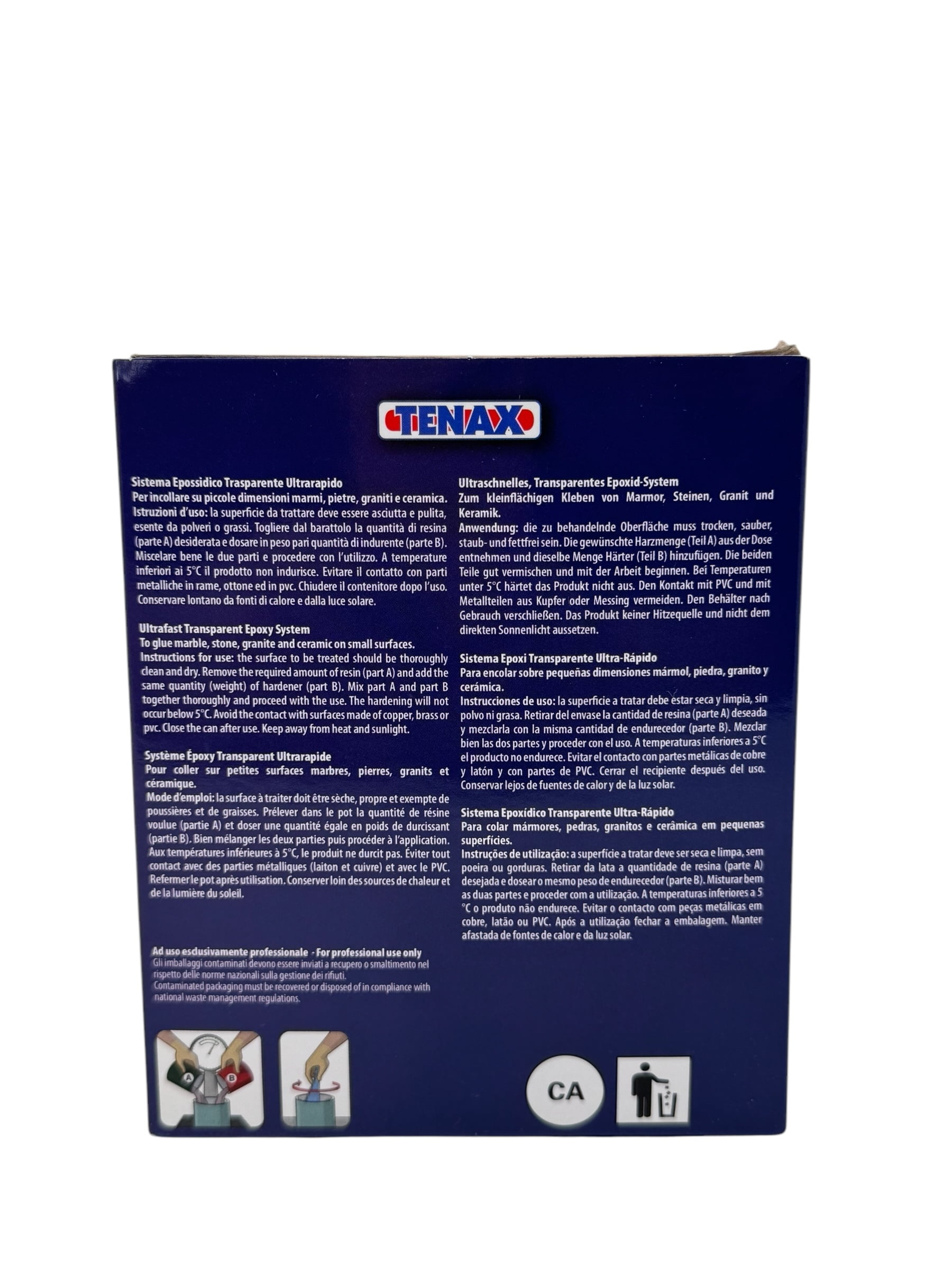Tenax Micto Fast Transparent Epoxy Adhesive (Clear, 33.8 fl oz) 9df90 - Image 5