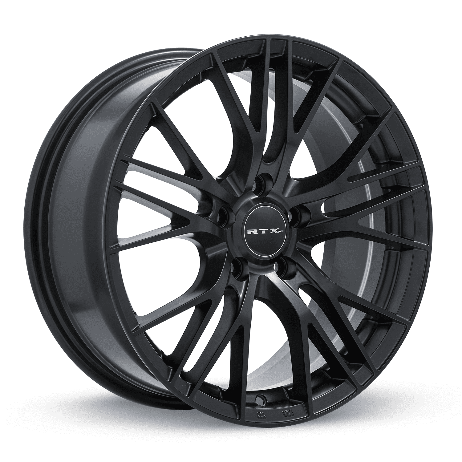 RTX Vertex Aluminum Alloy Wheel (Satin Black, 17x7.5 in, 5x120 Bolt Pattern) gp8f1