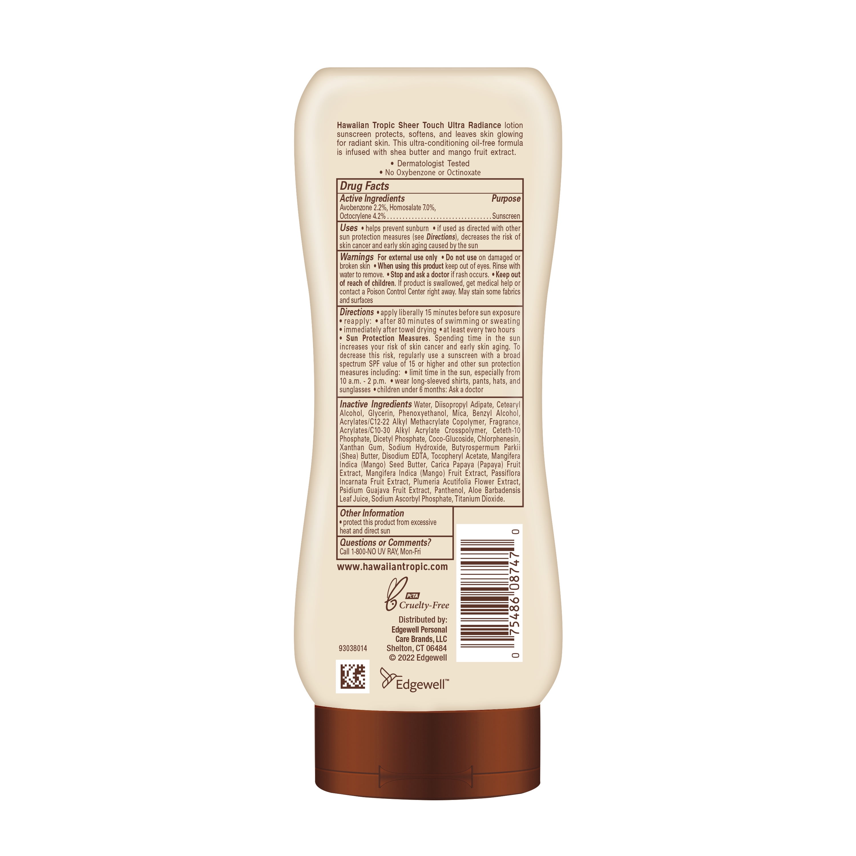 Hawaiian Tropic Sheer Touch Ultra Radiance Sunscreen Lotion SPF 30 (8 oz) z0egs