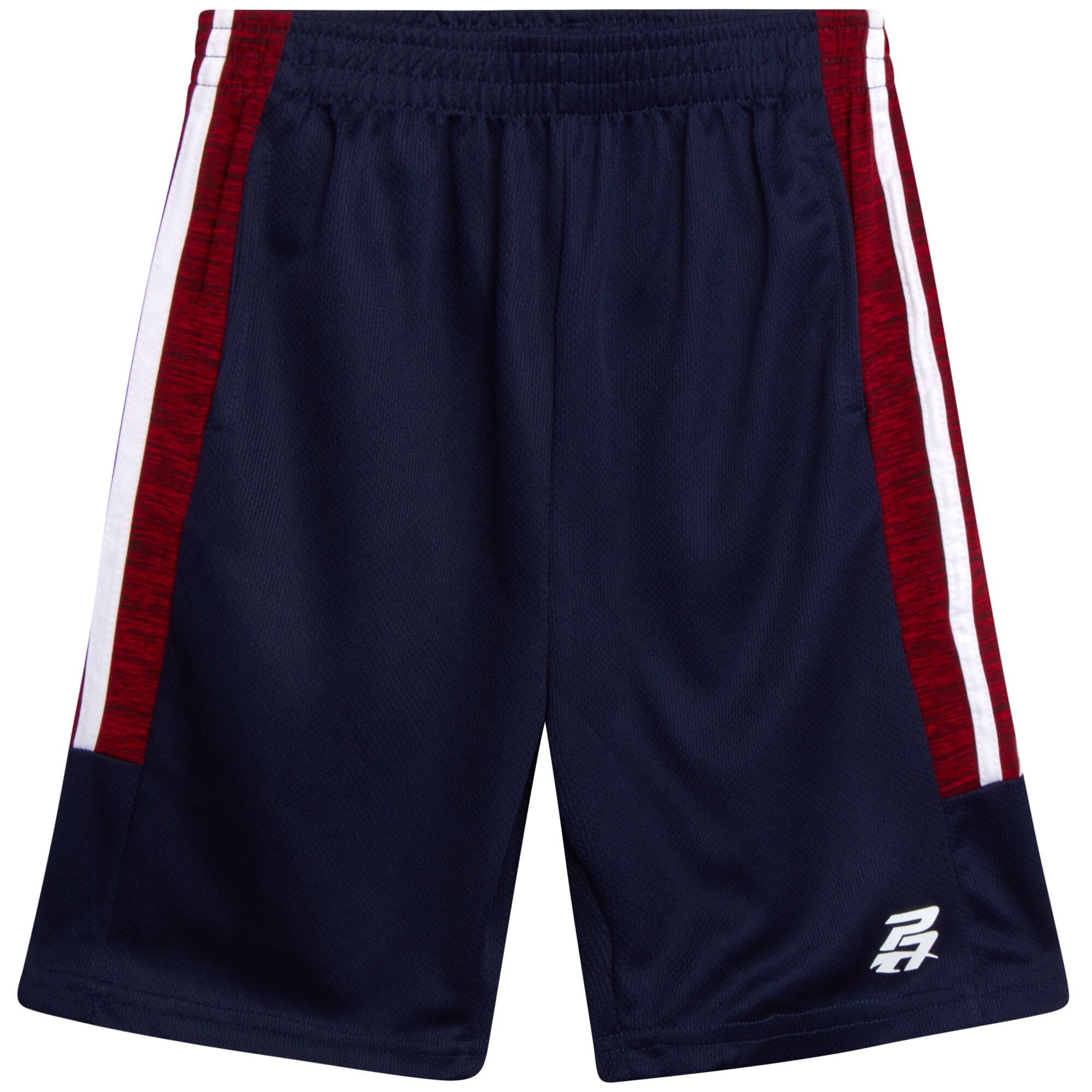 Pro Athlete Boys Athletic Shorts Performance Quick Dry Basketball Shorts (Black, 2 Pack) pi7w1