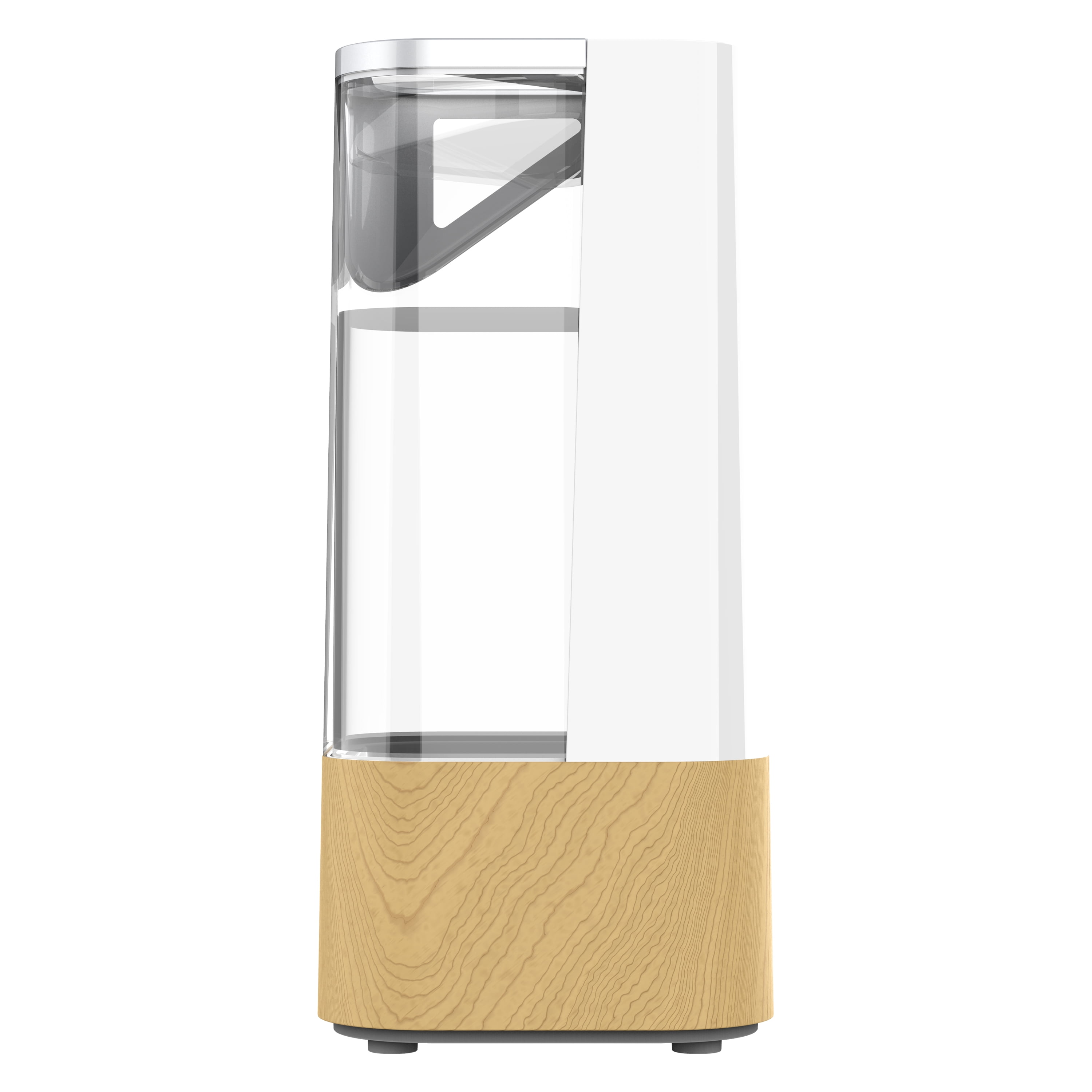 Sharper Image Ultrasonic Cool Mist Humidifier, Whisper-Quiet Room Air Purifier (Light Ash Woodgrain, 1 gal.) r94eo