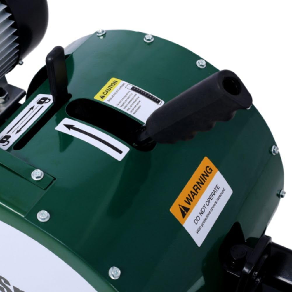 Historyli Electric Log Splitter, 10 Ton Kinetic Wood Splitter with Dual Flywheel, 2HP Motor (Green, 20 in) 5am9k