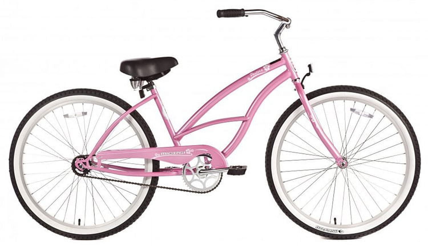 Micargi Pantera Womens Beach Cruiser Bicycle (Pink, 26 in) 1u6uf