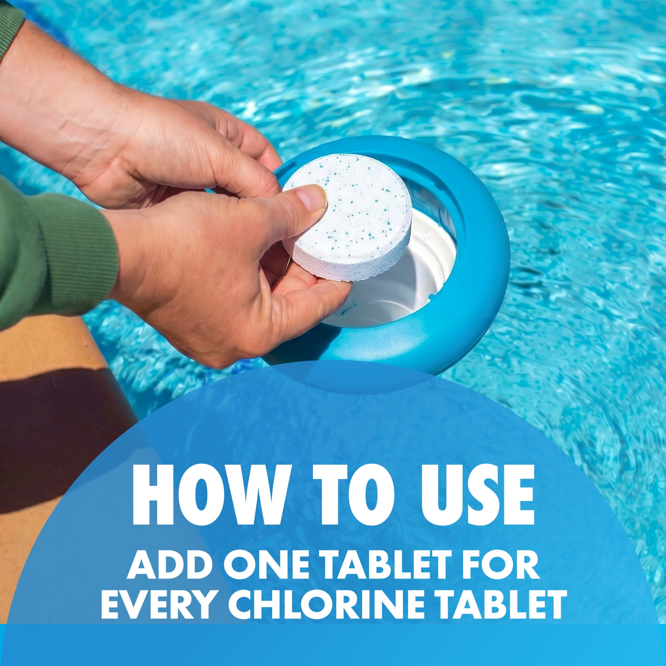 ARM & HAMMER Clear Balance Pool & Spa pH Maintenance Tablets (Clear, 24 Count) gesgg