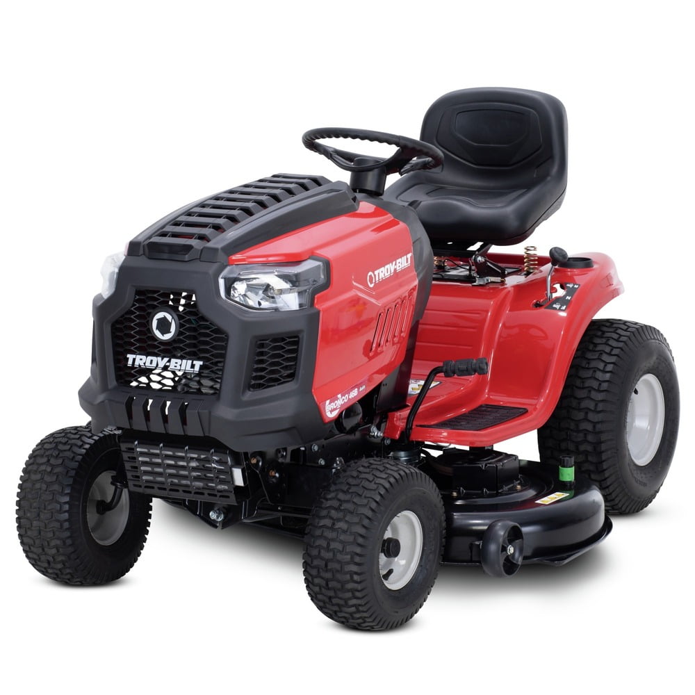 Troy-Bilt Bronco 46-inch Gas Riding Lawn Mower with 547cc Engine (46 in) 9wuns