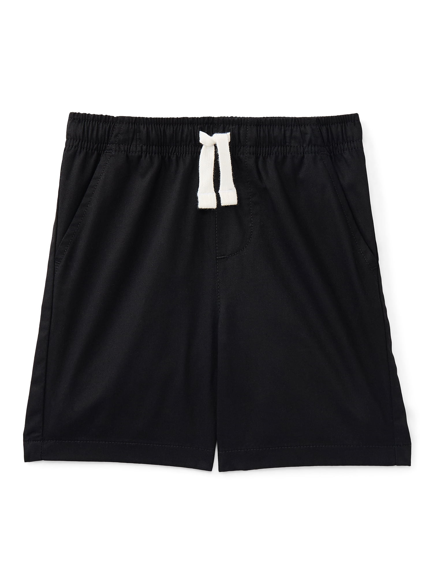 Wonder Nation Toddler Boys Cotton Woven Shorts (Black, 5T) 1ez81