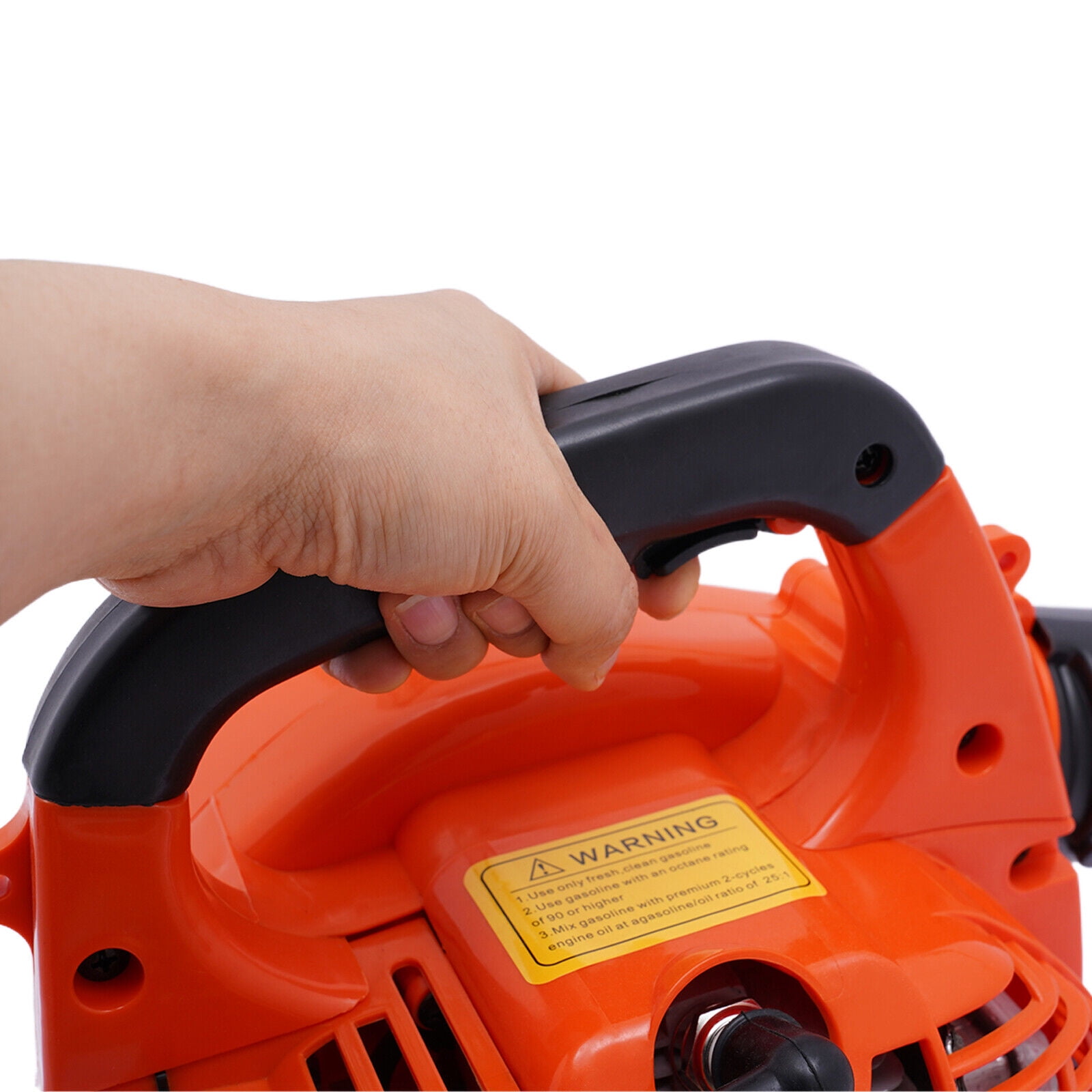 YIYIBYUS 25.4cc 2-Stroke Gas Powered Handheld Leaf Blower for Lawn and Yard Maintenance (Orange, 1 Unit) o7047