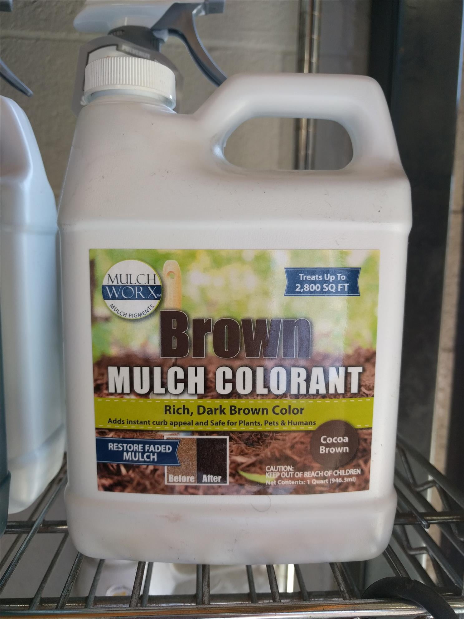 Sanco Mulch Worx Landscape Mulch Colorant (Brown, 32 fl oz) 17l3s