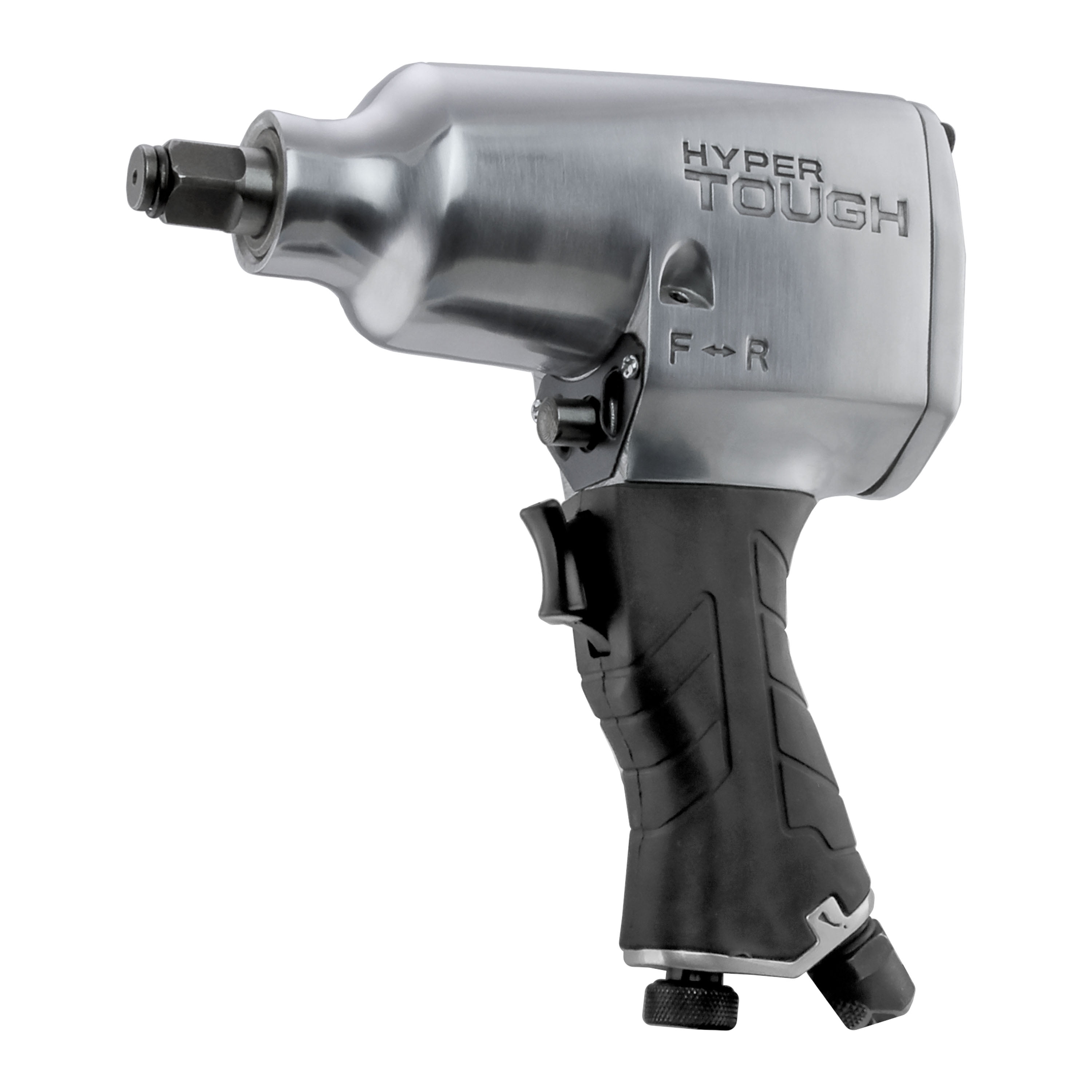 Hyper Tough 1/2 in. Square Drive Aluminum Pneumatic Impact Wrench (Heavy-Duty, Professional Grade) o9s3y