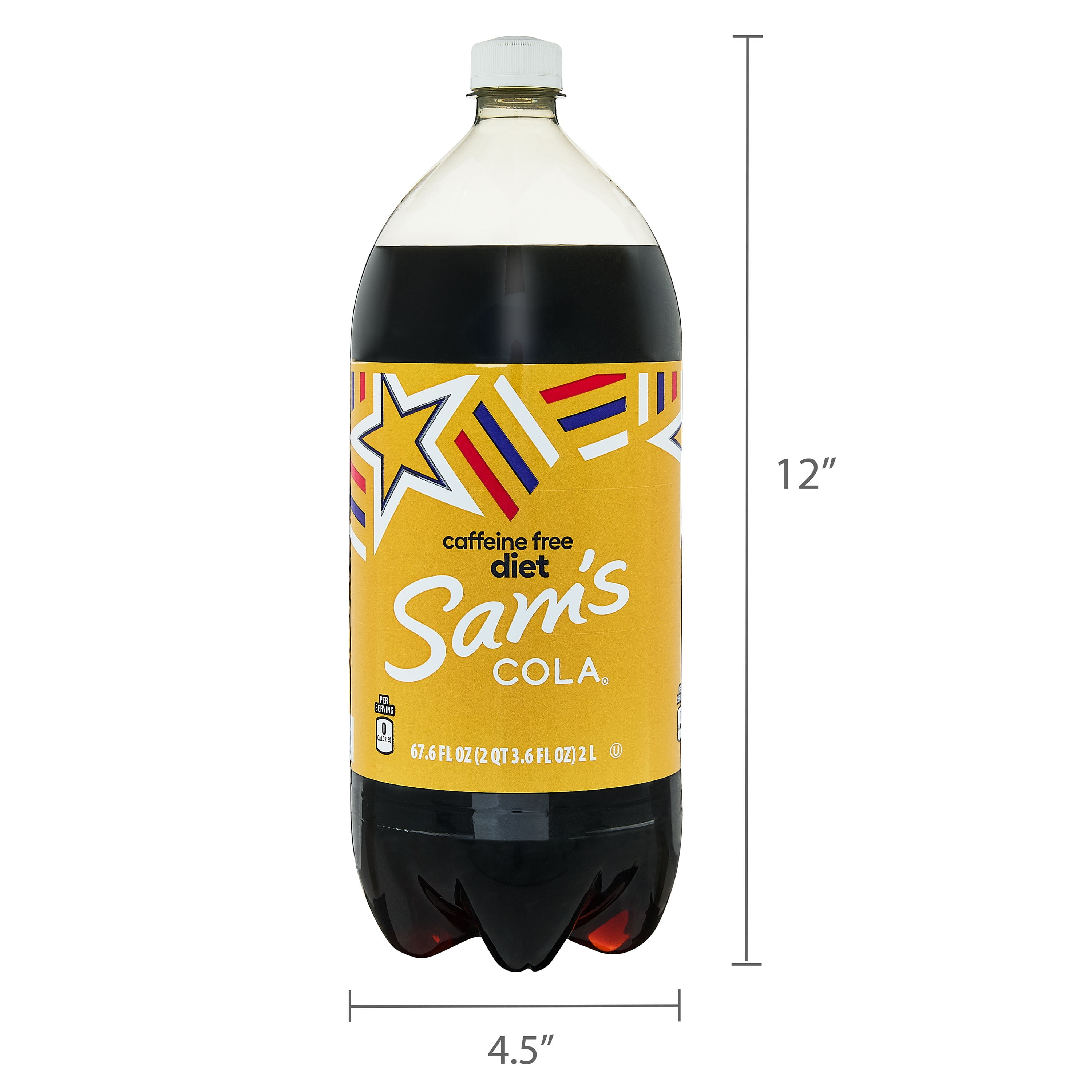 Sam's Choice Diet Caffeine-Free Cola Soda (67.6 fl oz) wzp9g