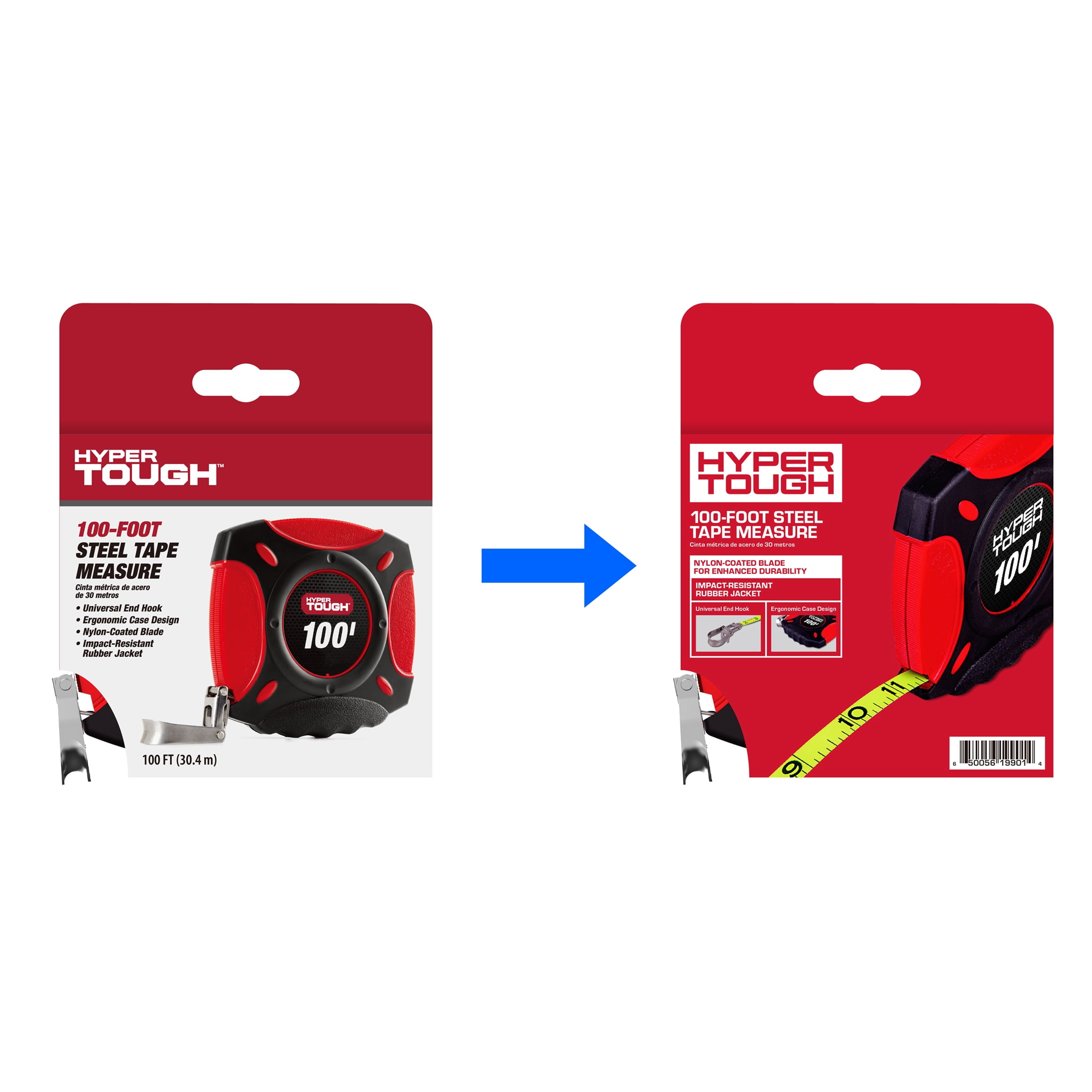 Hyper Tough Steel Tape Measure (100 ft) 0gjze