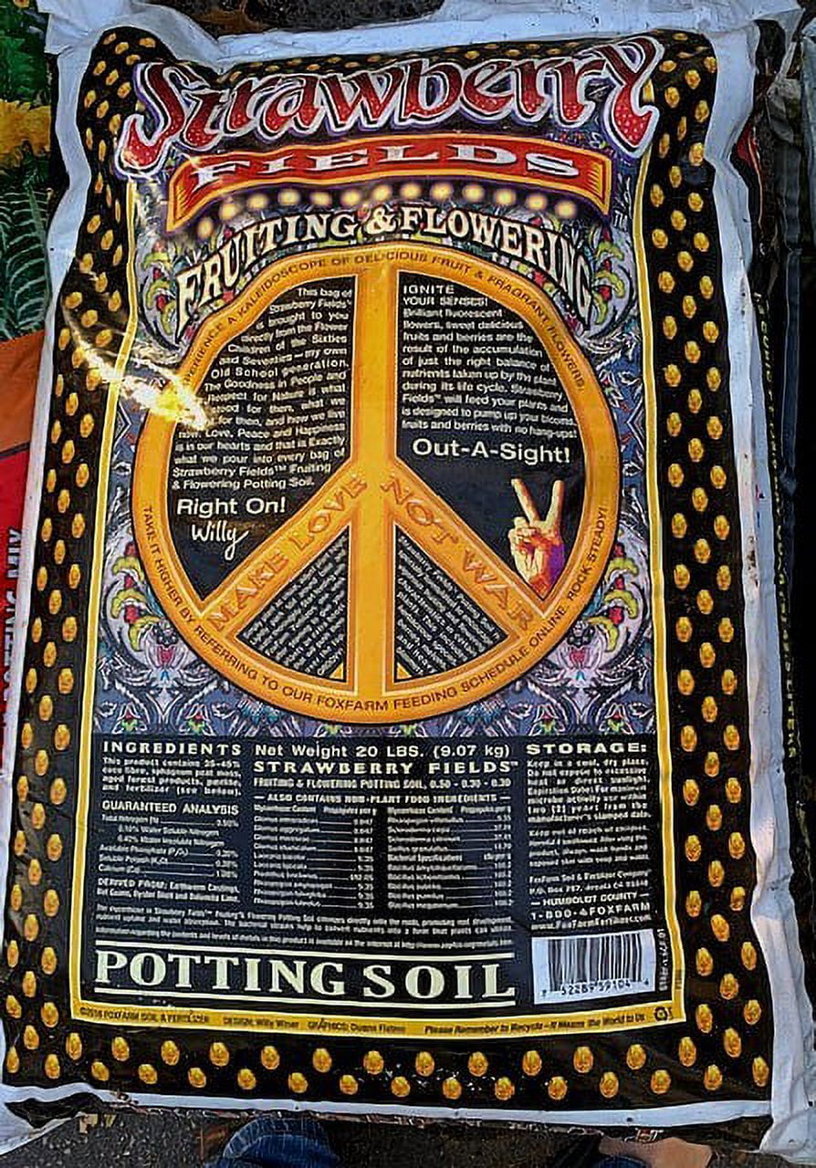 FoxFarm Strawberry Fields Fruiting and Flowering Potting Soil (1.5 cu ft) dj307