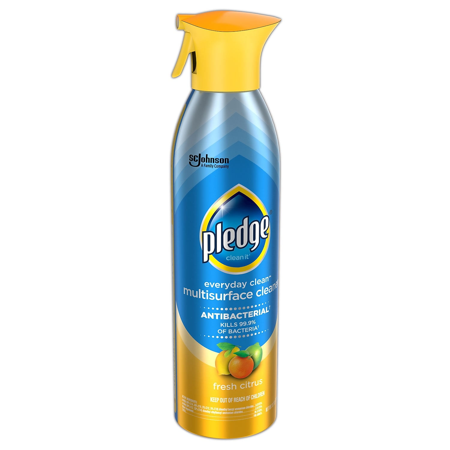Pledge Everyday Multi-Surface Antibacterial Cleaner, Fresh Citrus Scent (6 Pack, 9.7 oz) khzu8