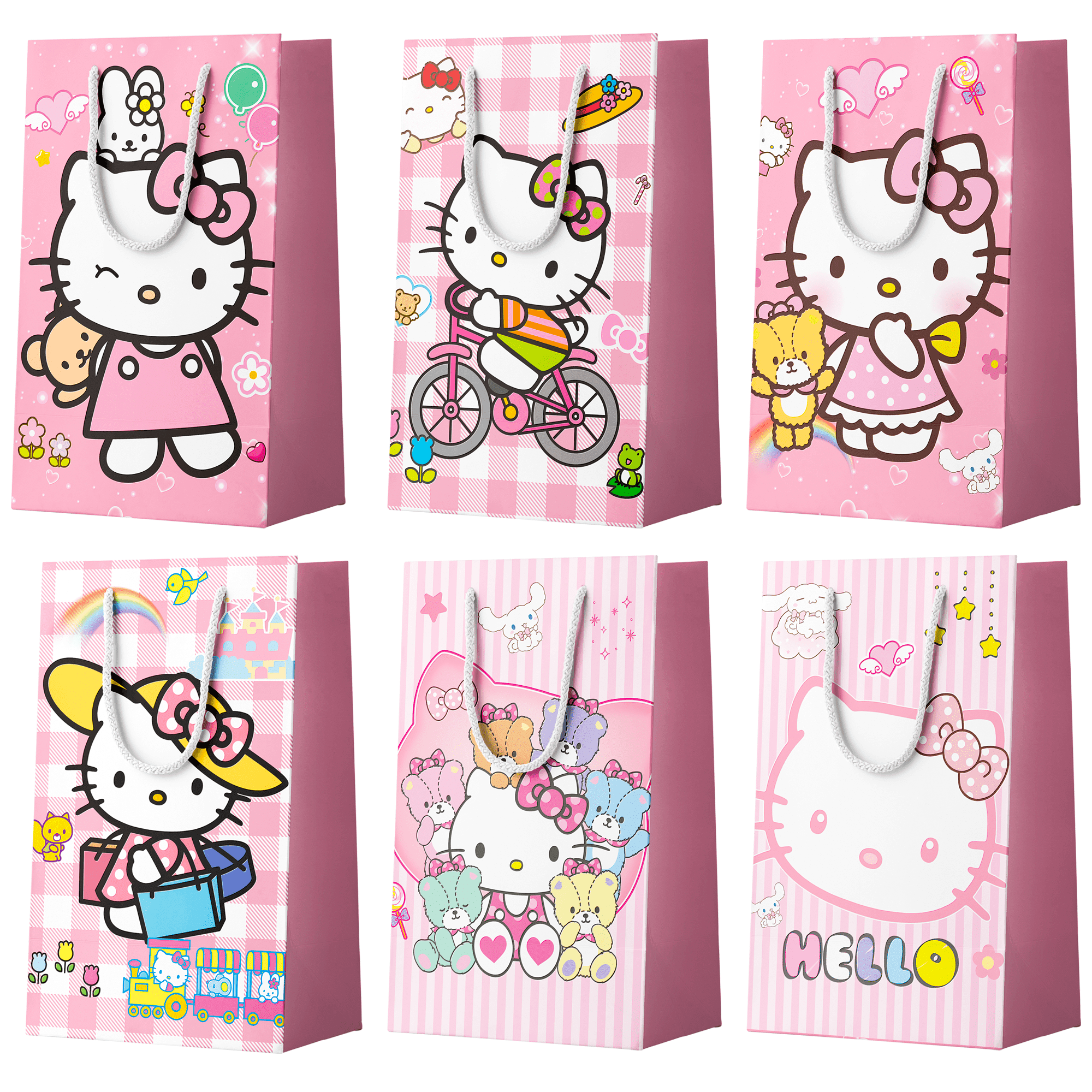 Partebloon Hello Kitty Party Favor Bags (Pink, 24 Pack) gi2u2
