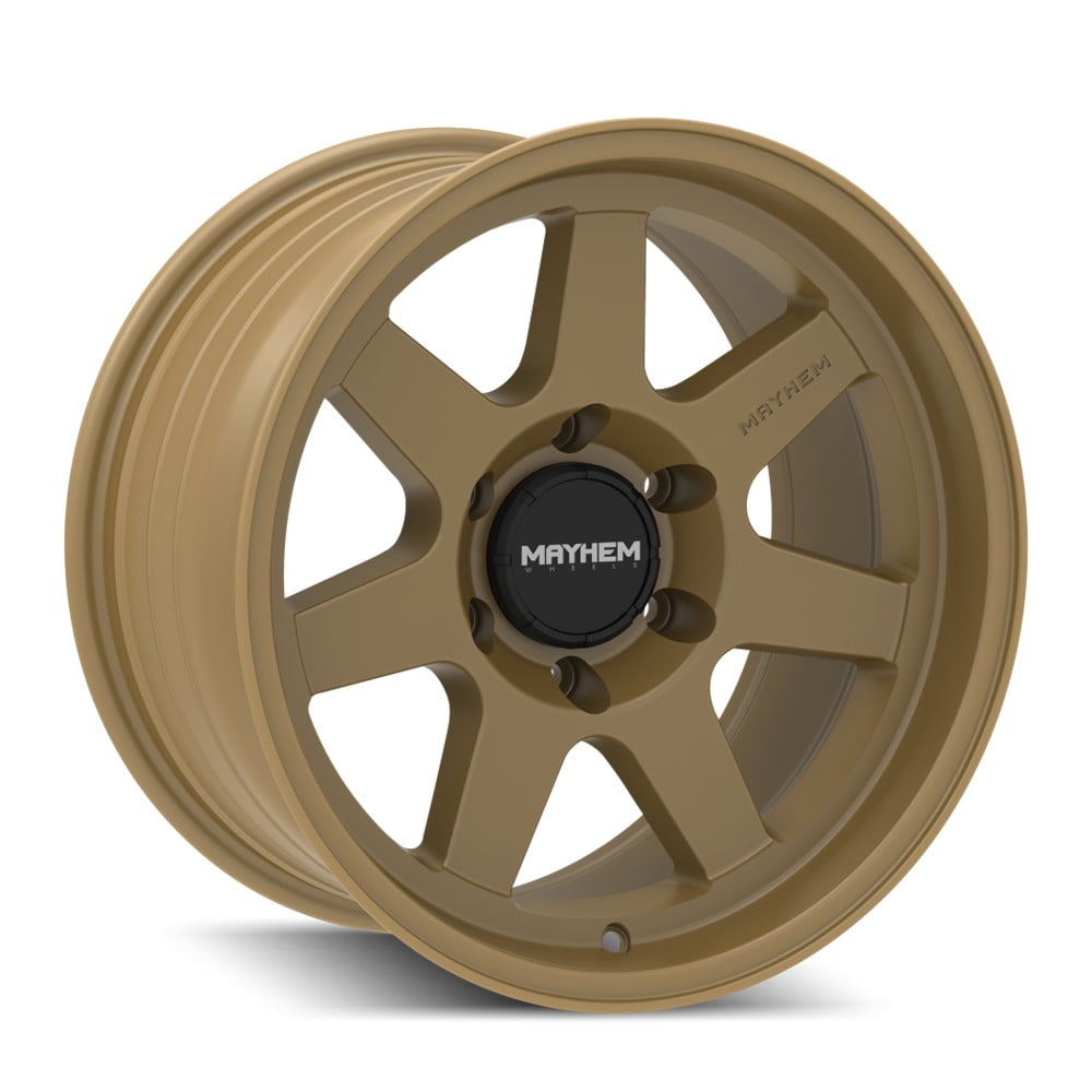 Mayhem Convoy Matte Black Wheel (17x9 in, 6x135 Bolt Pattern, -6mm Offset) 5p5jv