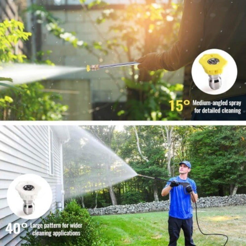 KBOROVER Electric Pressure Washer 1800 PSI 1.6 GPM, Portable Power Washer with 20 ft Hose and Foam Cannon (1800 PSI) gx8ux