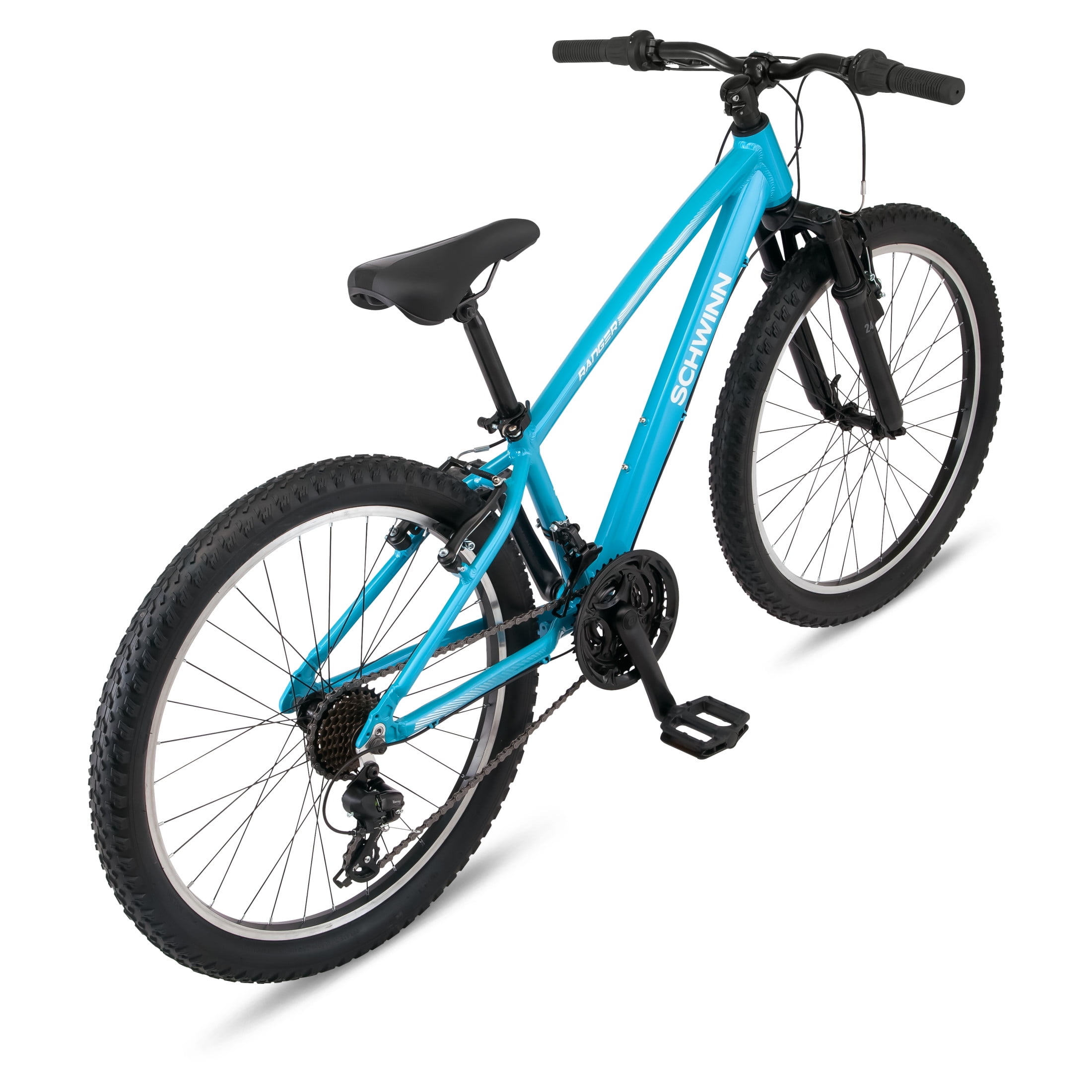 Schwinn Ranger Mountain Bike (Blue, 24 in Wheel, 21 Speeds) noc7h