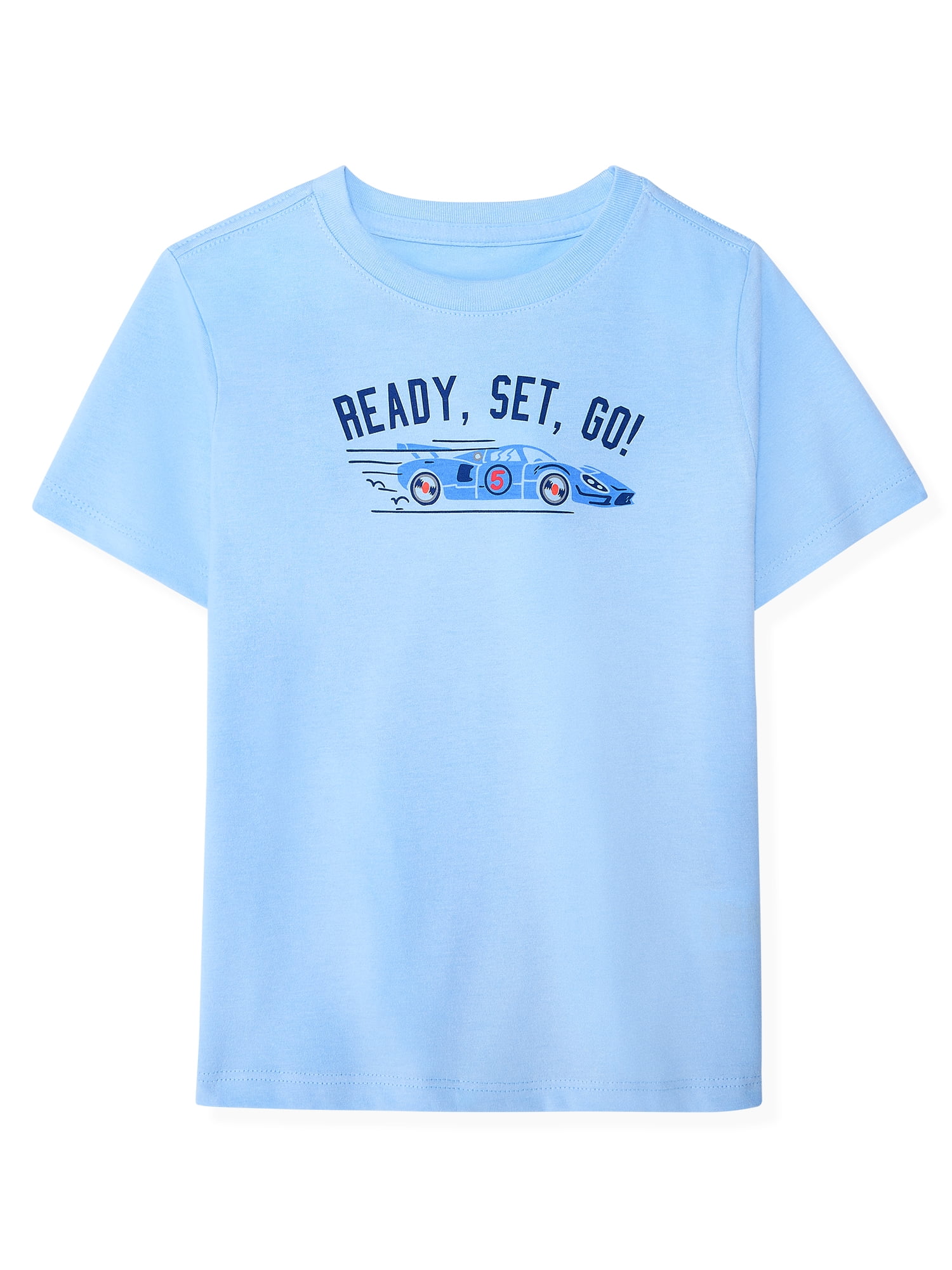 Garanimals Baby and Toddler Boy 6-Piece Mix and Match Outfit Set (Blue, 0-6T) 2shlq