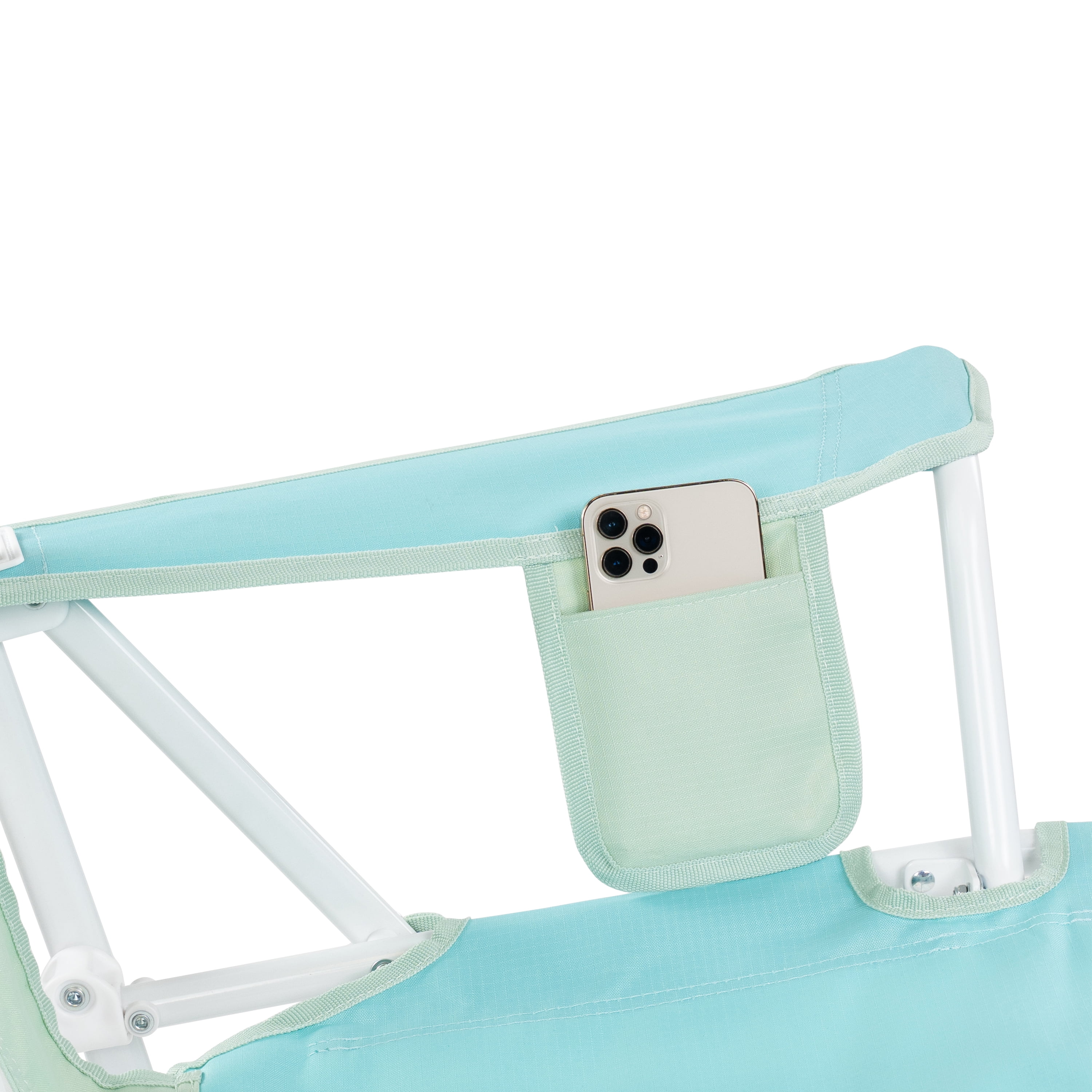 GCI Outdoor Comfort Pro Rocker Camping Chair with Mesh Backrest (Pastel Green, 250 lb Capacity) z2bpm